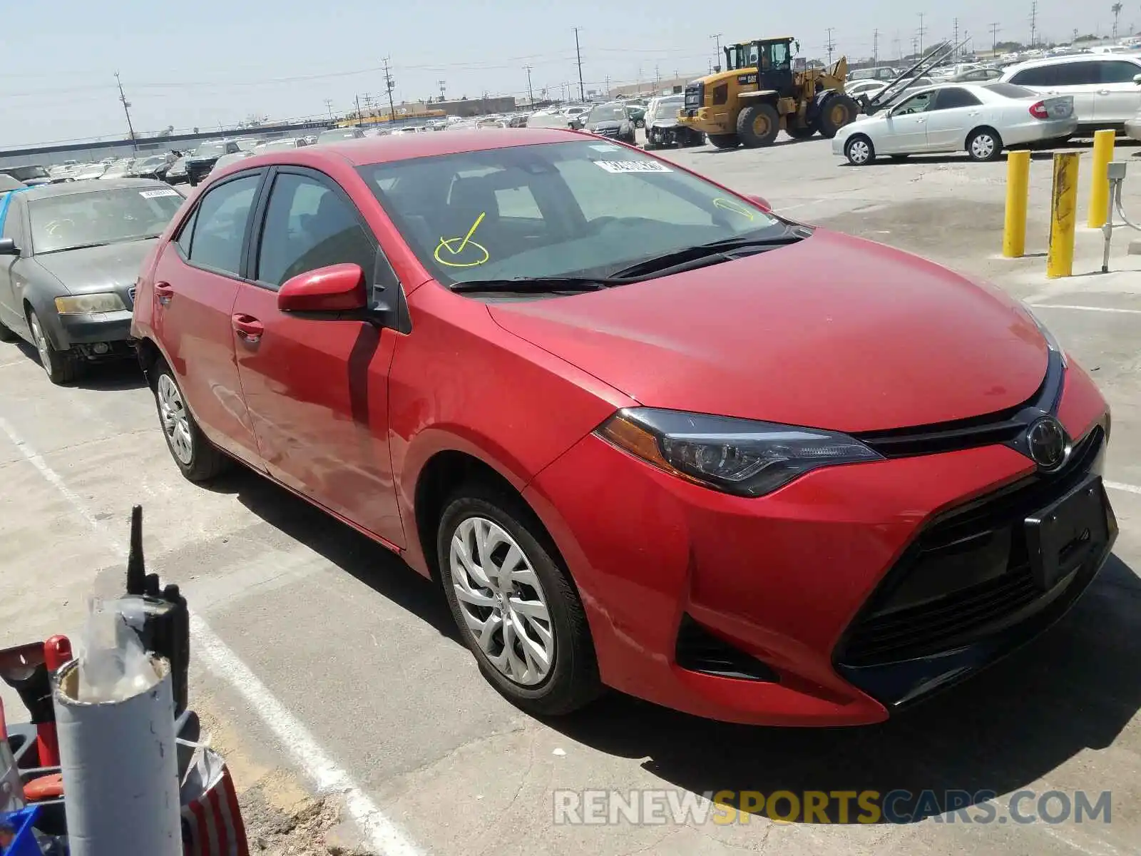 1 Photograph of a damaged car 5YFBURHE7KP931735 TOYOTA COROLLA 2019