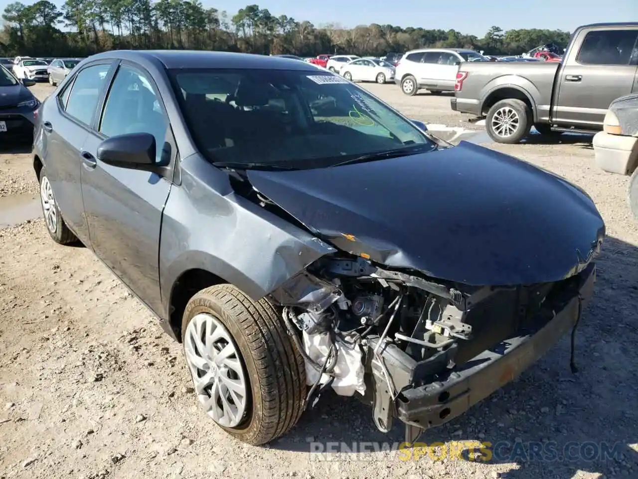 1 Photograph of a damaged car 5YFBURHE7KP931976 TOYOTA COROLLA 2019