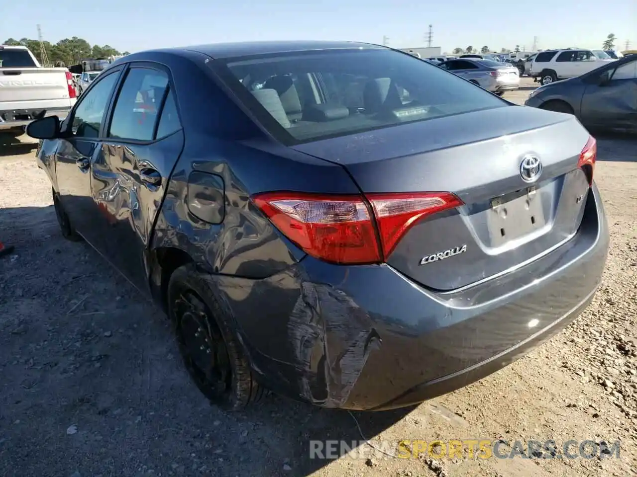 3 Photograph of a damaged car 5YFBURHE7KP931976 TOYOTA COROLLA 2019