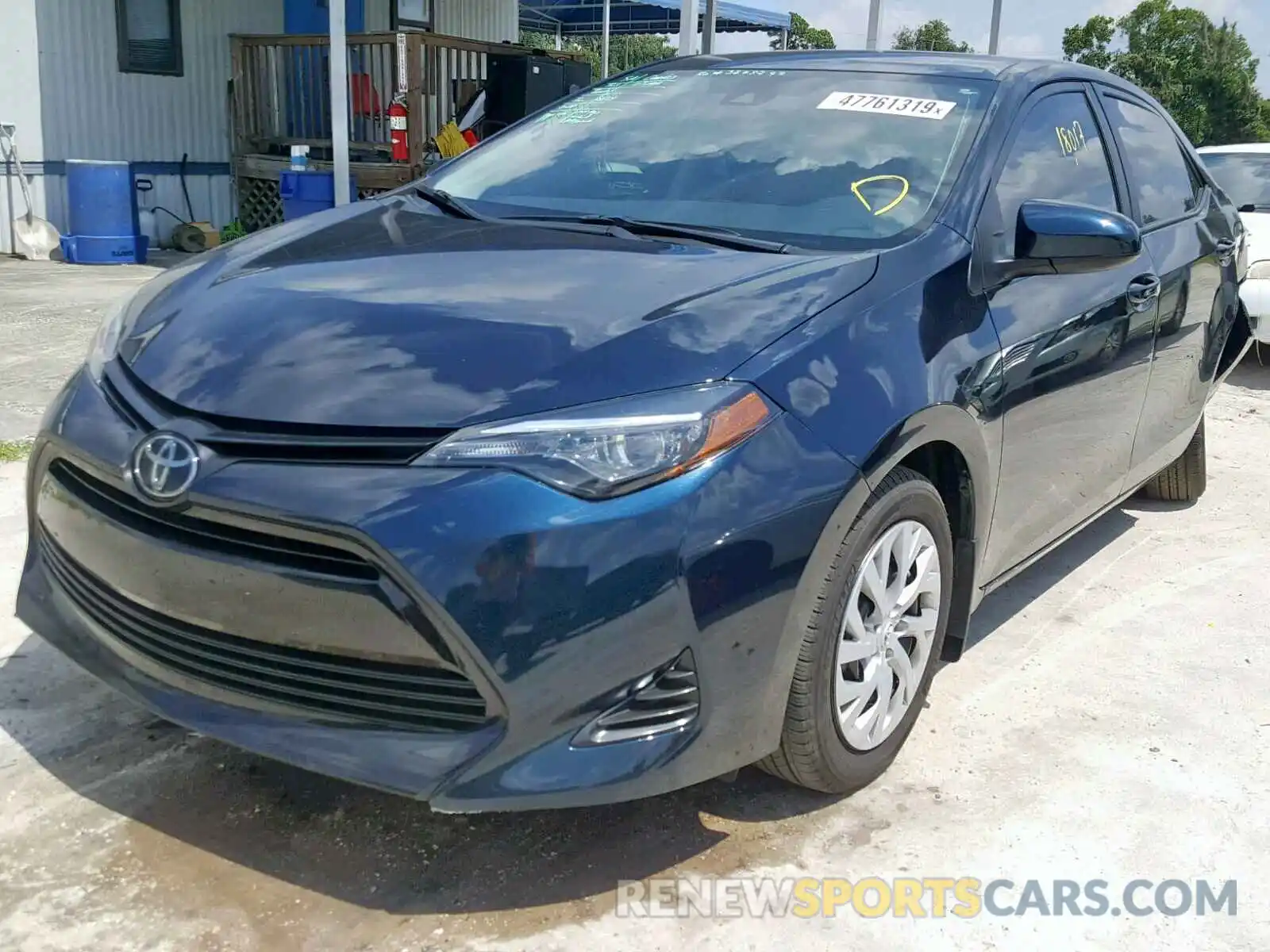 2 Photograph of a damaged car 5YFBURHE7KP932111 TOYOTA COROLLA 2019