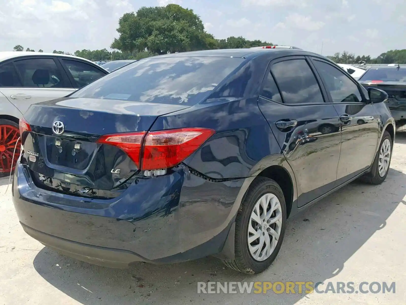 4 Photograph of a damaged car 5YFBURHE7KP932111 TOYOTA COROLLA 2019