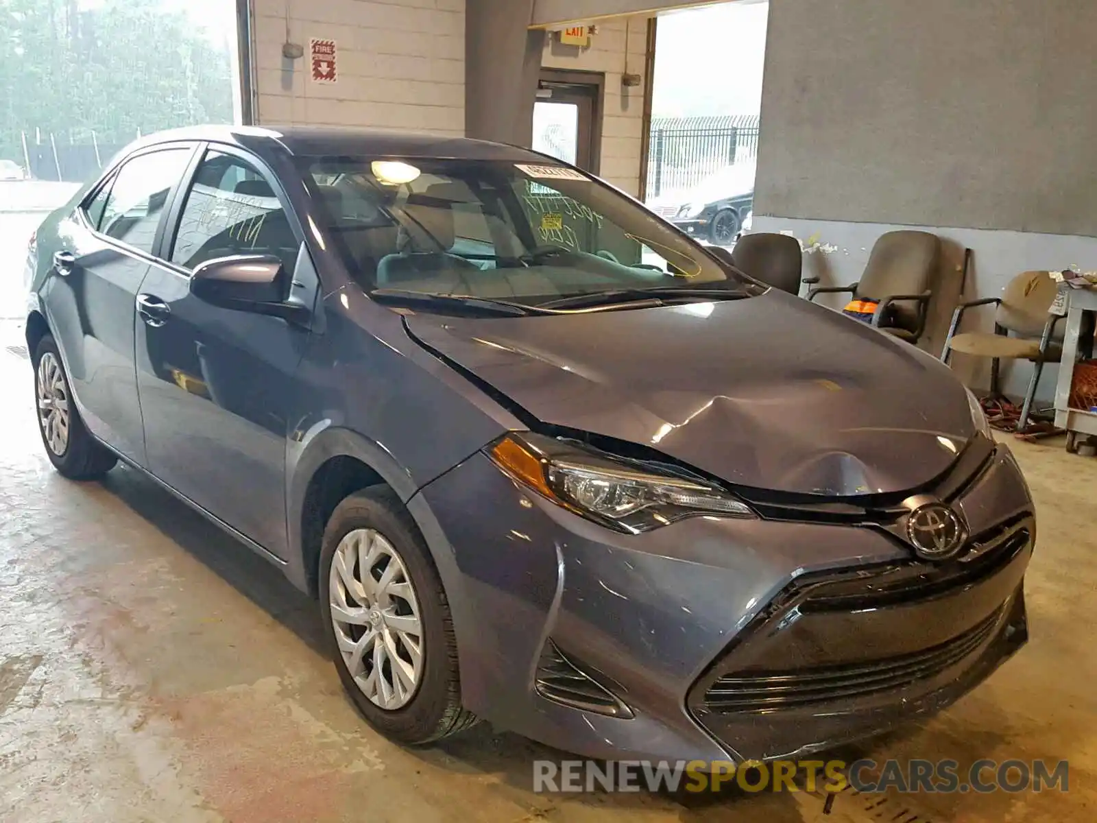 1 Photograph of a damaged car 5YFBURHE7KP932299 TOYOTA COROLLA 2019