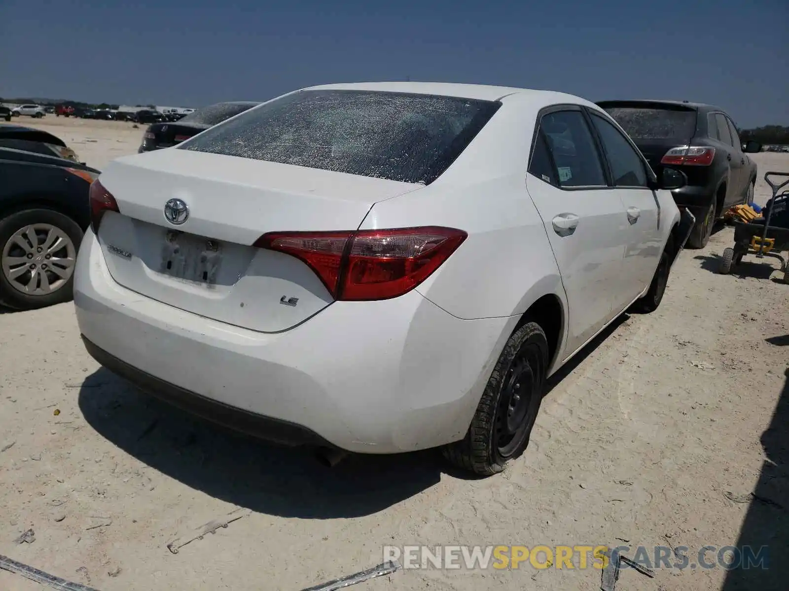 4 Photograph of a damaged car 5YFBURHE7KP932464 TOYOTA COROLLA 2019