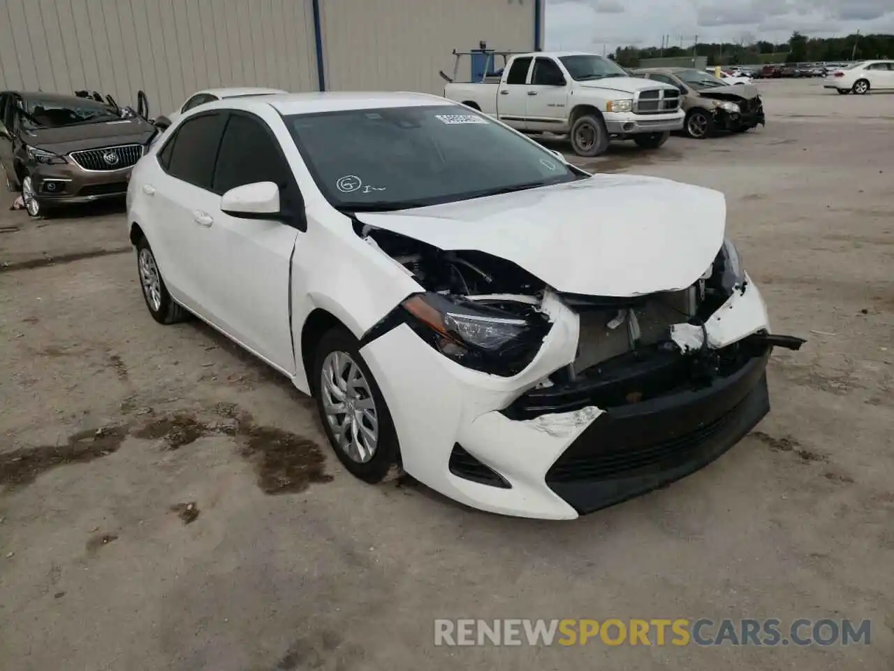 1 Photograph of a damaged car 5YFBURHE7KP932528 TOYOTA COROLLA 2019