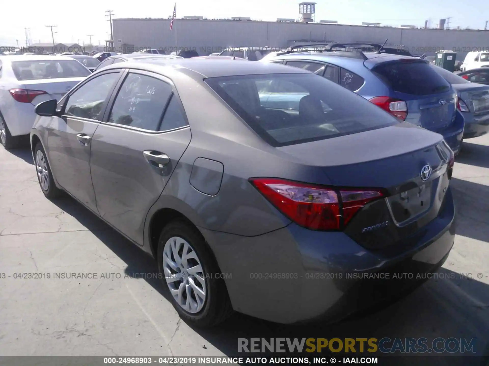 3 Photograph of a damaged car 5YFBURHE7KP932691 TOYOTA COROLLA 2019