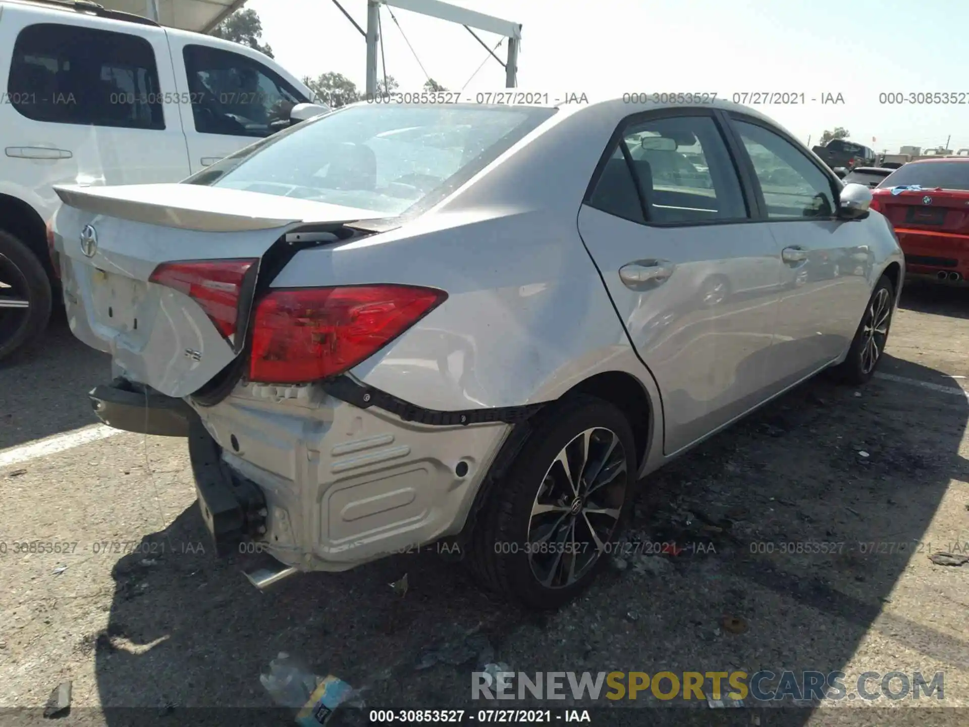 4 Photograph of a damaged car 5YFBURHE7KP932965 TOYOTA COROLLA 2019