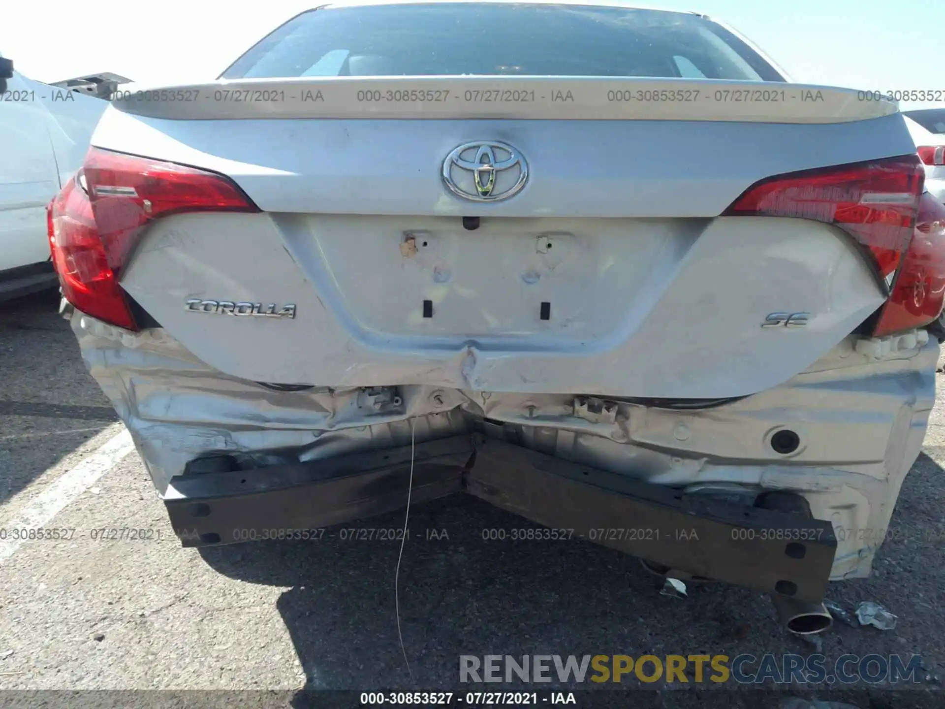 6 Photograph of a damaged car 5YFBURHE7KP932965 TOYOTA COROLLA 2019