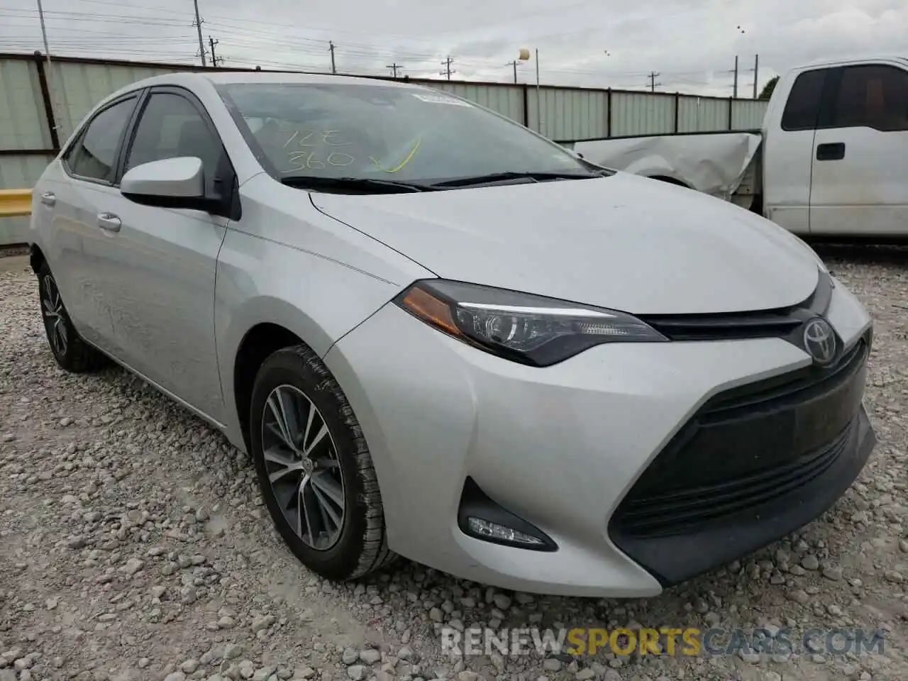 1 Photograph of a damaged car 5YFBURHE7KP933324 TOYOTA COROLLA 2019