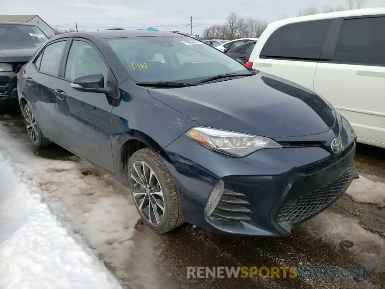 1 Photograph of a damaged car 5YFBURHE7KP933856 TOYOTA COROLLA 2019