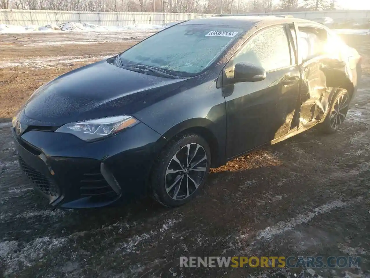 2 Photograph of a damaged car 5YFBURHE7KP933856 TOYOTA COROLLA 2019