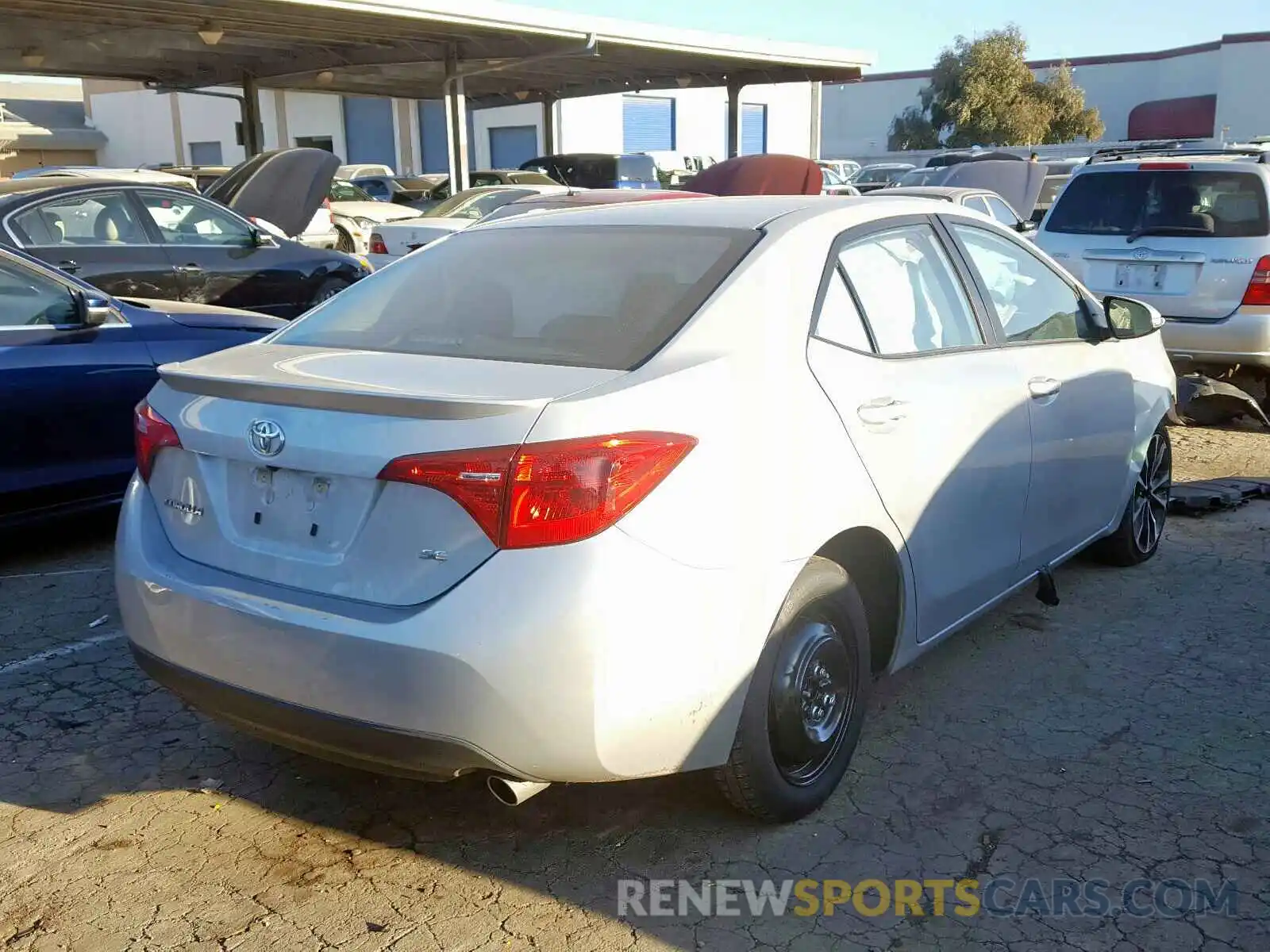 4 Photograph of a damaged car 5YFBURHE7KP934537 TOYOTA COROLLA 2019