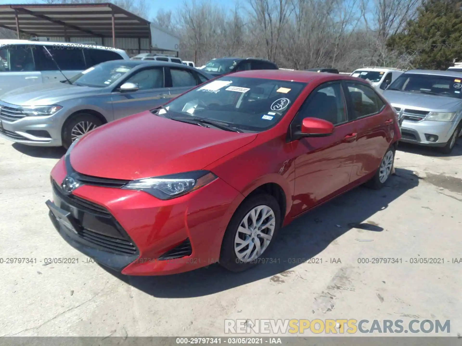 2 Photograph of a damaged car 5YFBURHE7KP934649 TOYOTA COROLLA 2019