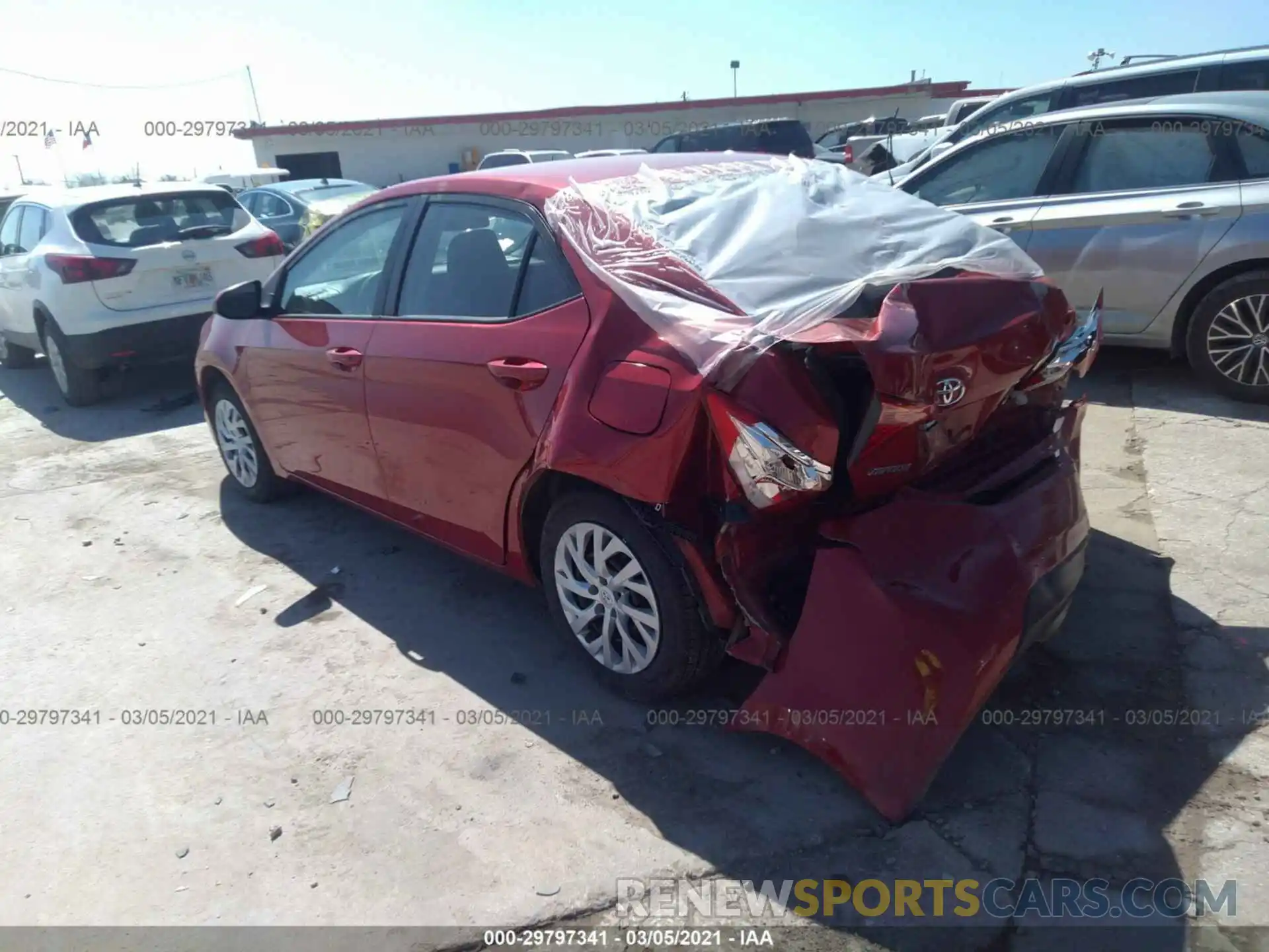 3 Photograph of a damaged car 5YFBURHE7KP934649 TOYOTA COROLLA 2019