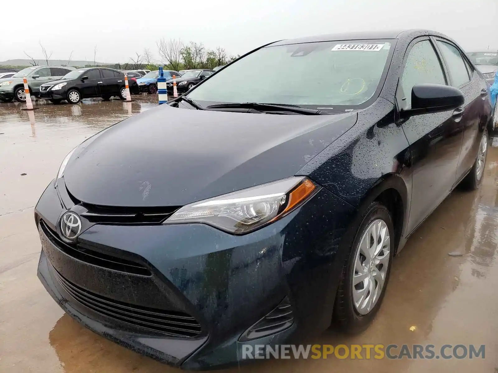 2 Photograph of a damaged car 5YFBURHE7KP934893 TOYOTA COROLLA 2019