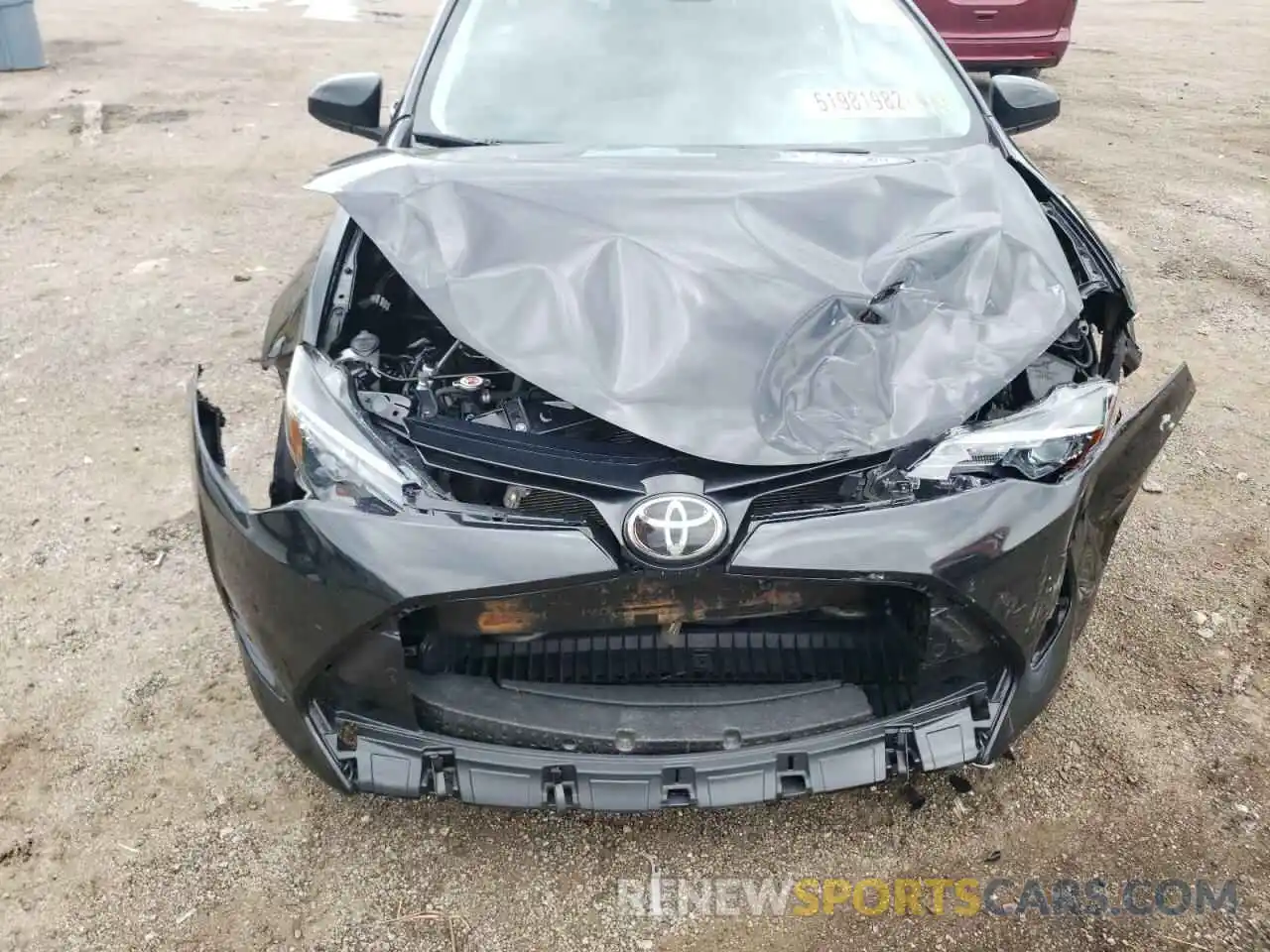 9 Photograph of a damaged car 5YFBURHE7KP935414 TOYOTA COROLLA 2019