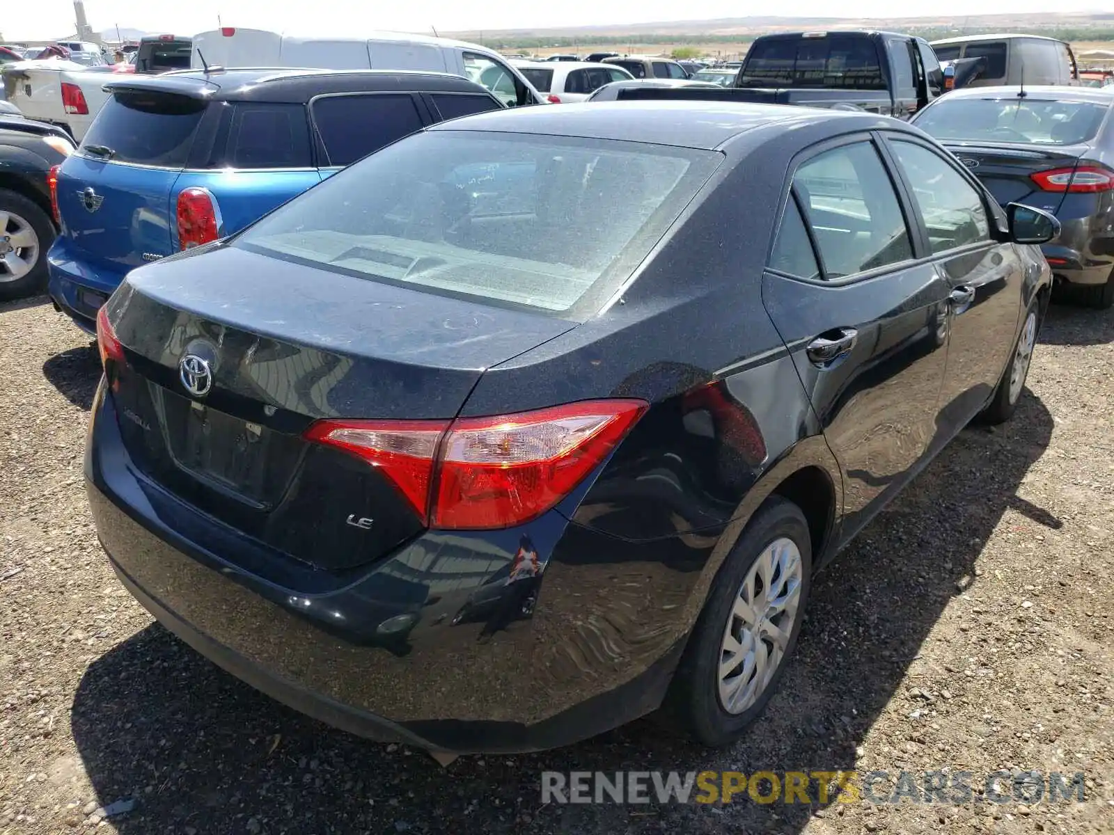 4 Photograph of a damaged car 5YFBURHE7KP935848 TOYOTA COROLLA 2019