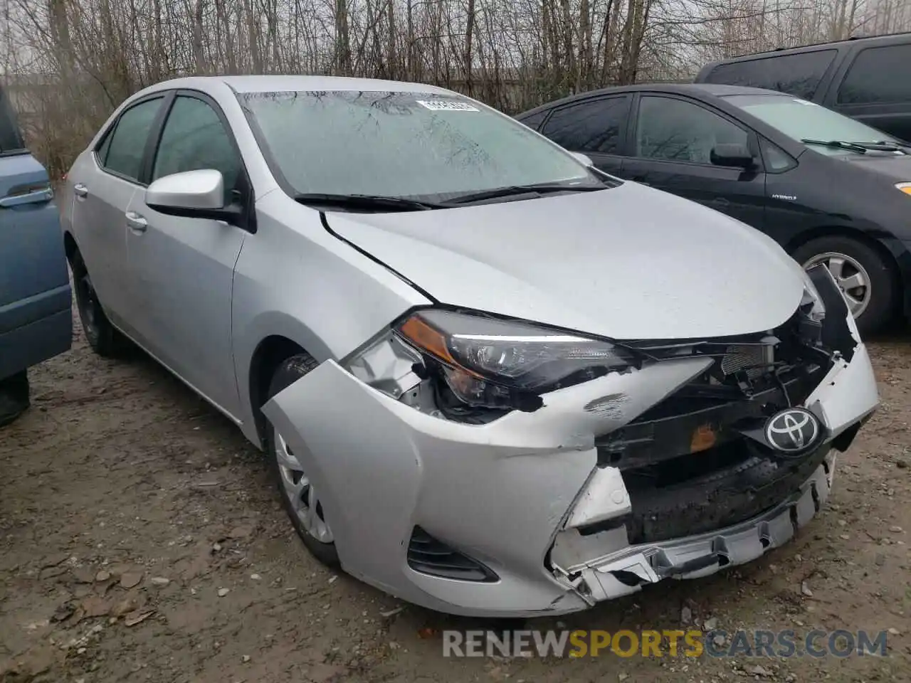 1 Photograph of a damaged car 5YFBURHE7KP935932 TOYOTA COROLLA 2019