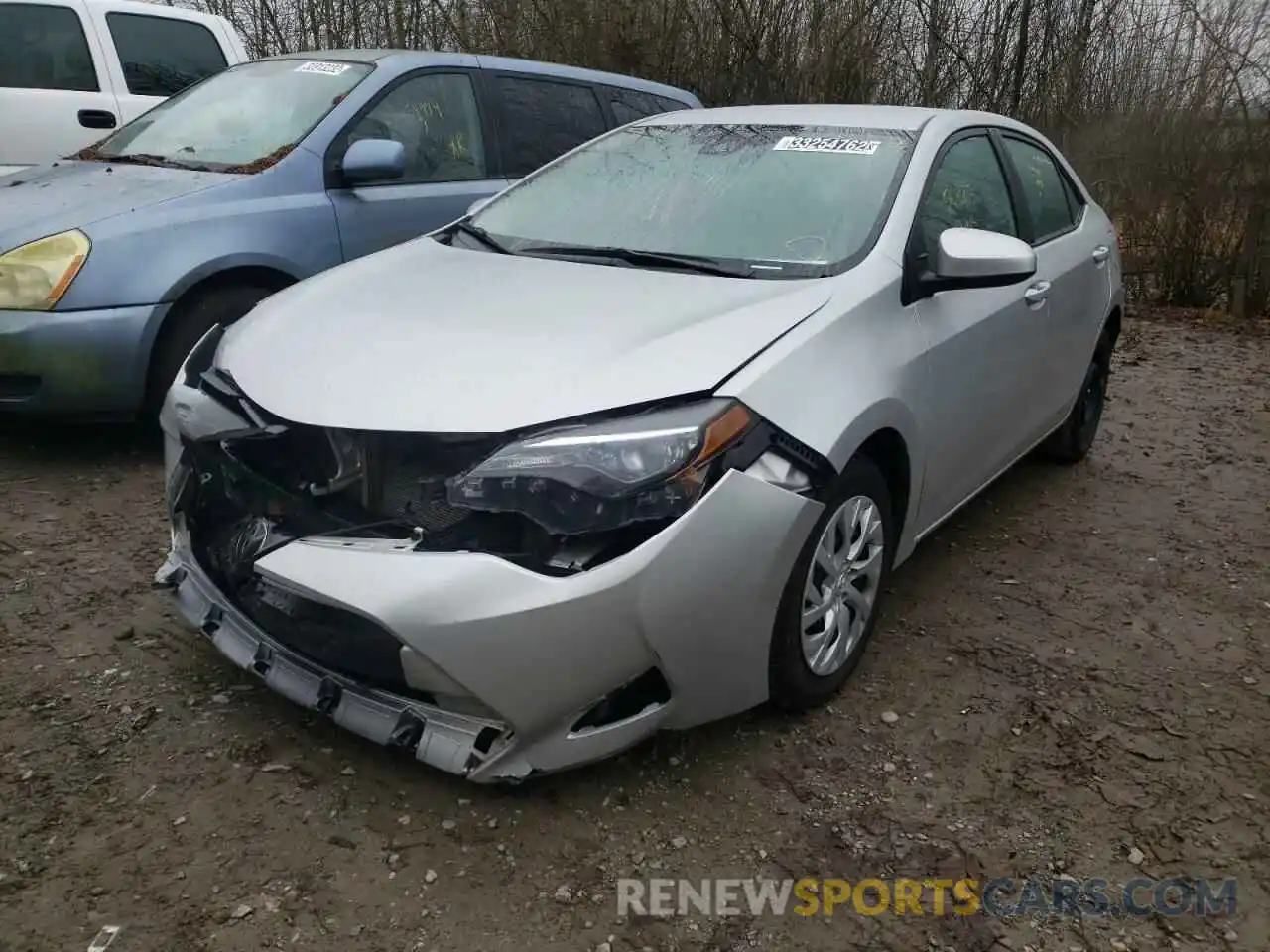 2 Photograph of a damaged car 5YFBURHE7KP935932 TOYOTA COROLLA 2019