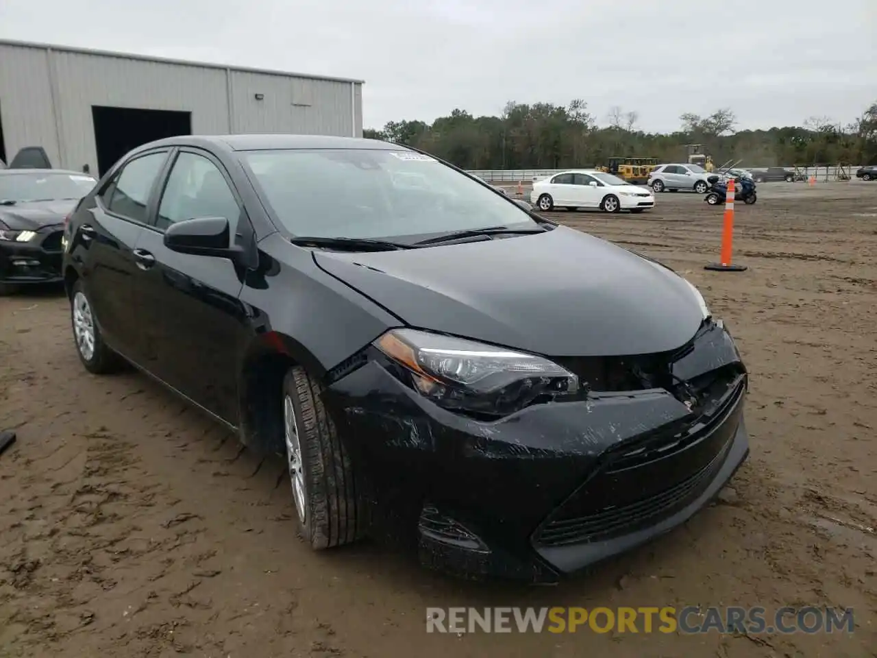 1 Photograph of a damaged car 5YFBURHE7KP935946 TOYOTA COROLLA 2019