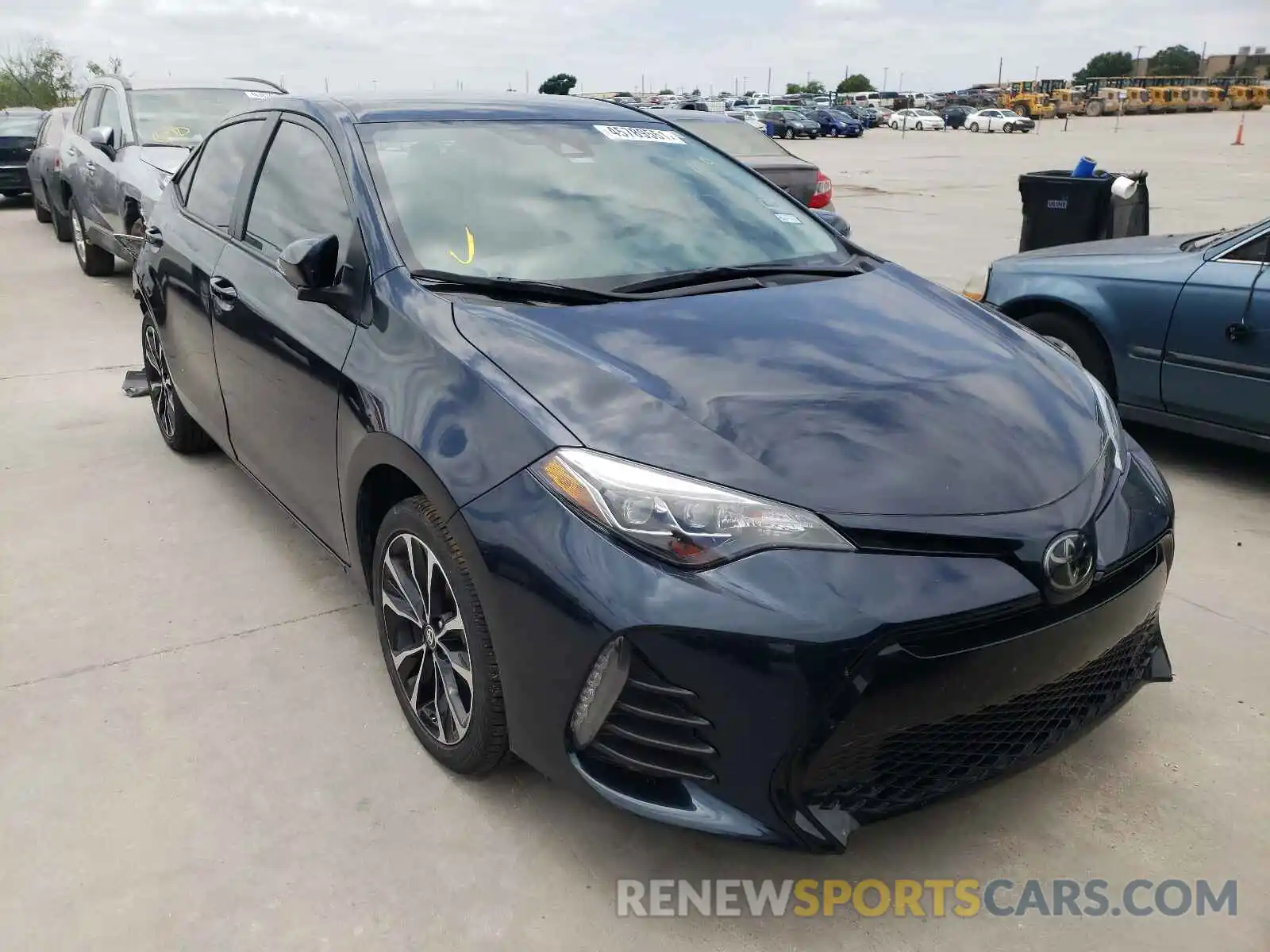 1 Photograph of a damaged car 5YFBURHE7KP936000 TOYOTA COROLLA 2019