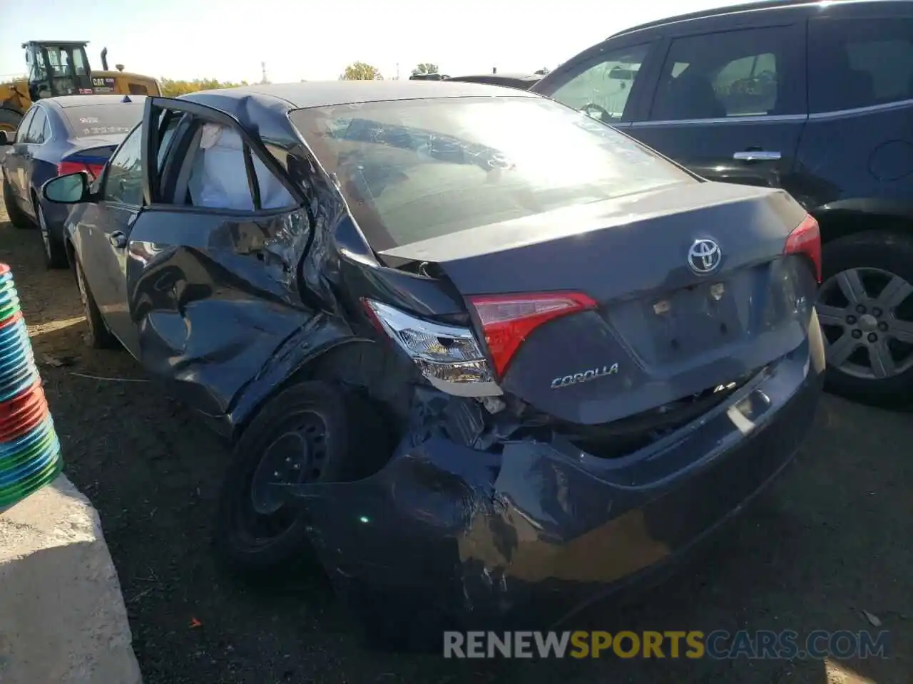 2 Photograph of a damaged car 5YFBURHE7KP936837 TOYOTA COROLLA 2019