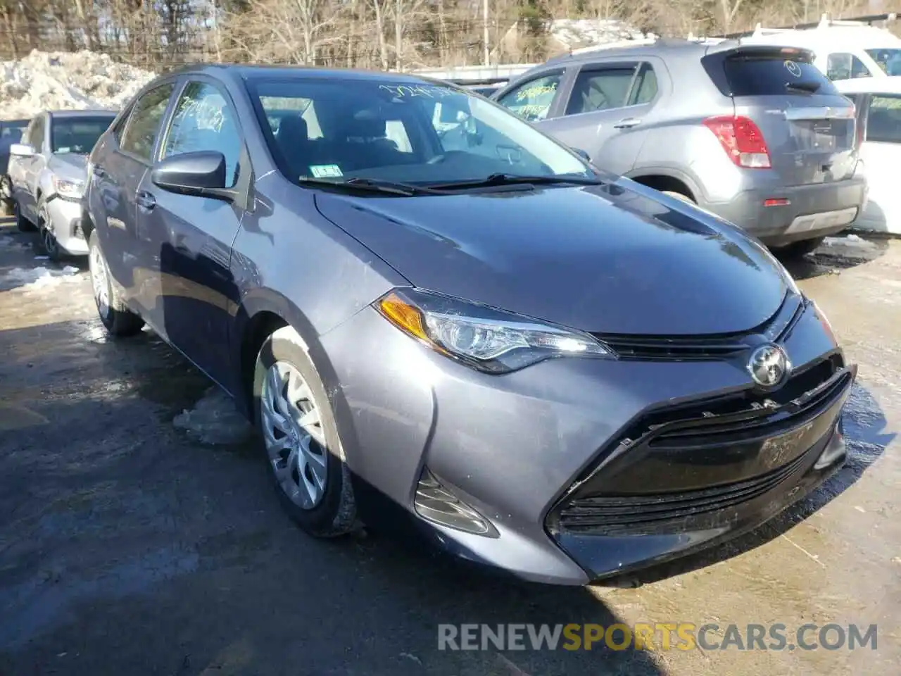 1 Photograph of a damaged car 5YFBURHE7KP937194 TOYOTA COROLLA 2019