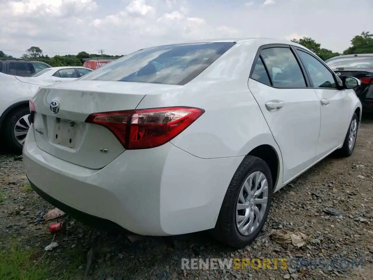 4 Photograph of a damaged car 5YFBURHE7KP937261 TOYOTA COROLLA 2019