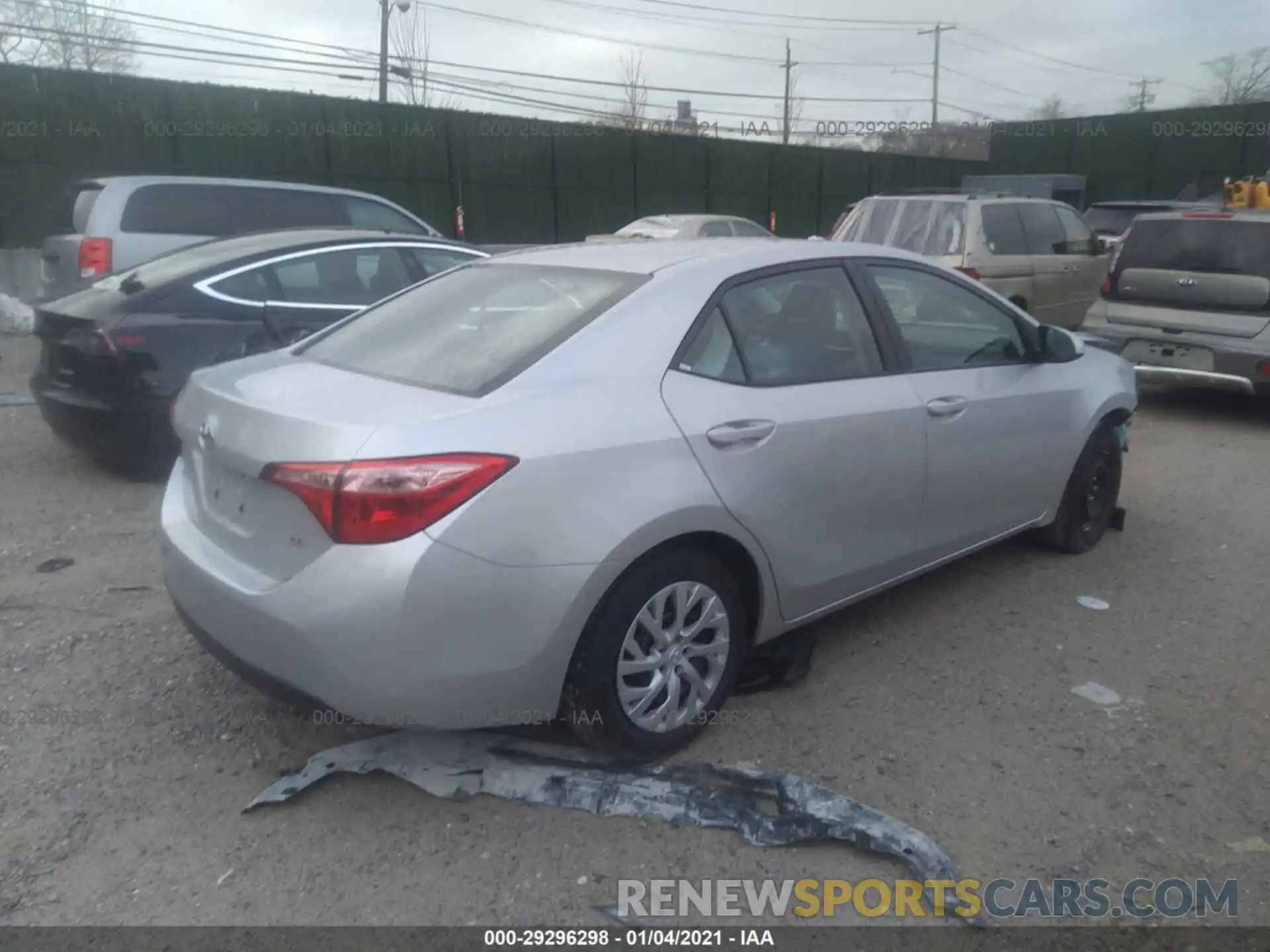 4 Photograph of a damaged car 5YFBURHE7KP937311 TOYOTA COROLLA 2019