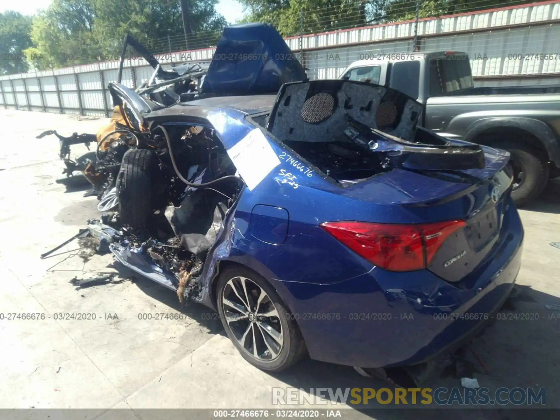 3 Photograph of a damaged car 5YFBURHE7KP937664 TOYOTA COROLLA 2019