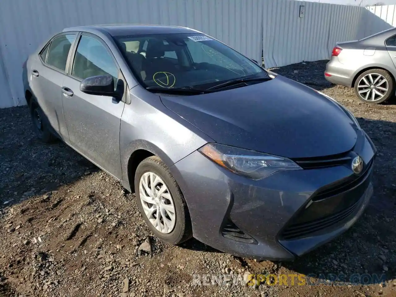 1 Photograph of a damaged car 5YFBURHE7KP937826 TOYOTA COROLLA 2019