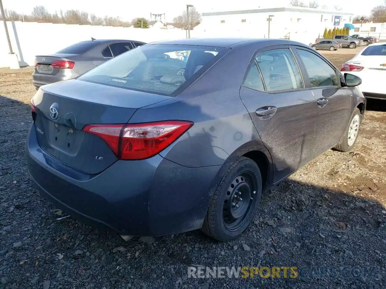 4 Photograph of a damaged car 5YFBURHE7KP937826 TOYOTA COROLLA 2019