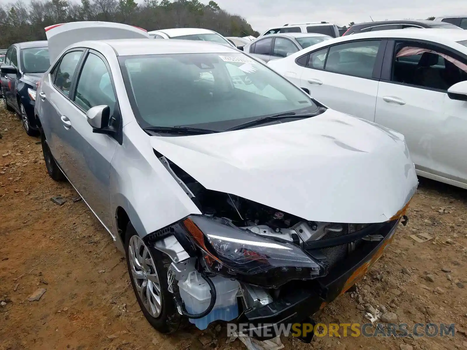 1 Photograph of a damaged car 5YFBURHE7KP938474 TOYOTA COROLLA 2019