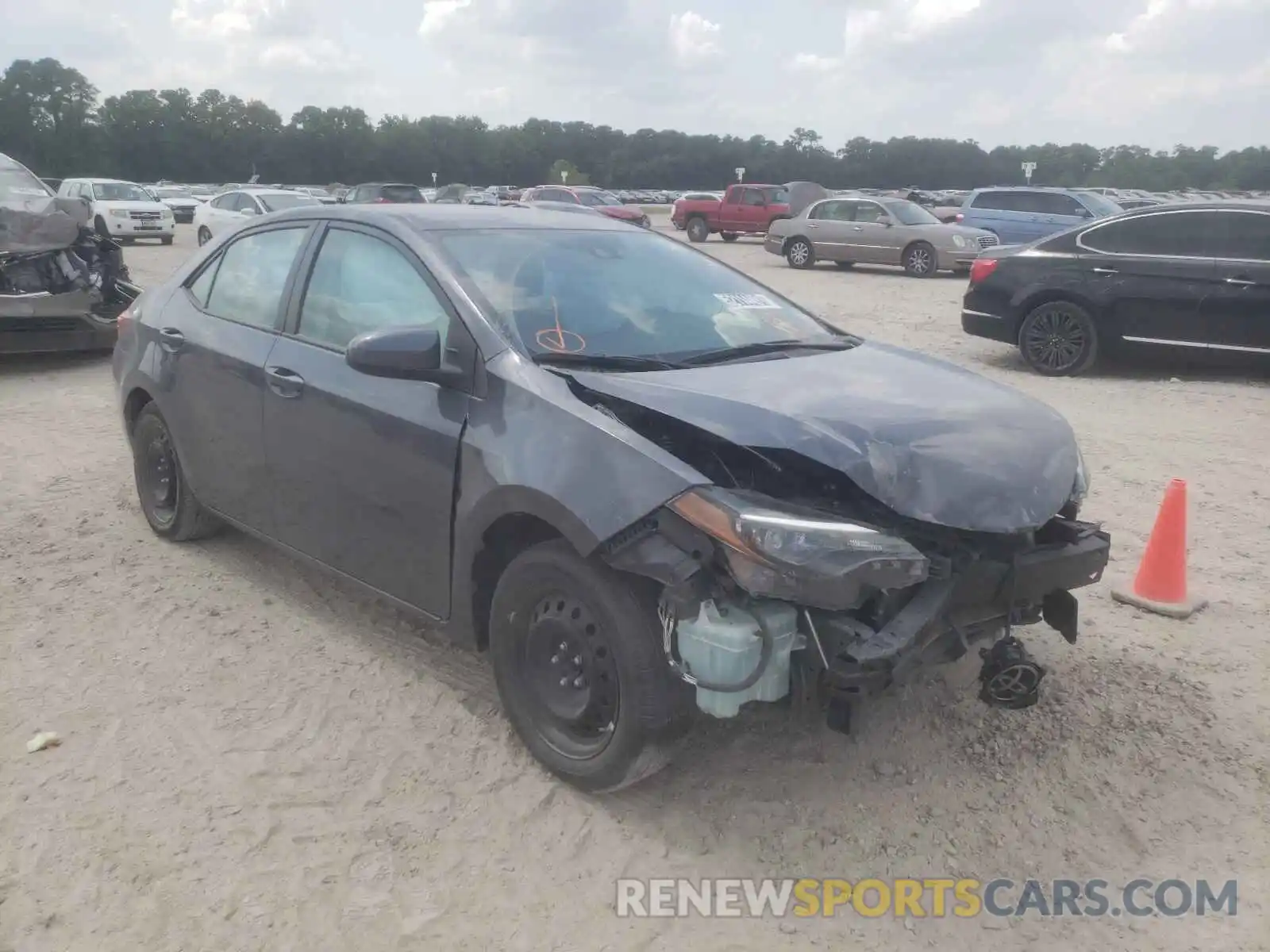 1 Photograph of a damaged car 5YFBURHE7KP938510 TOYOTA COROLLA 2019