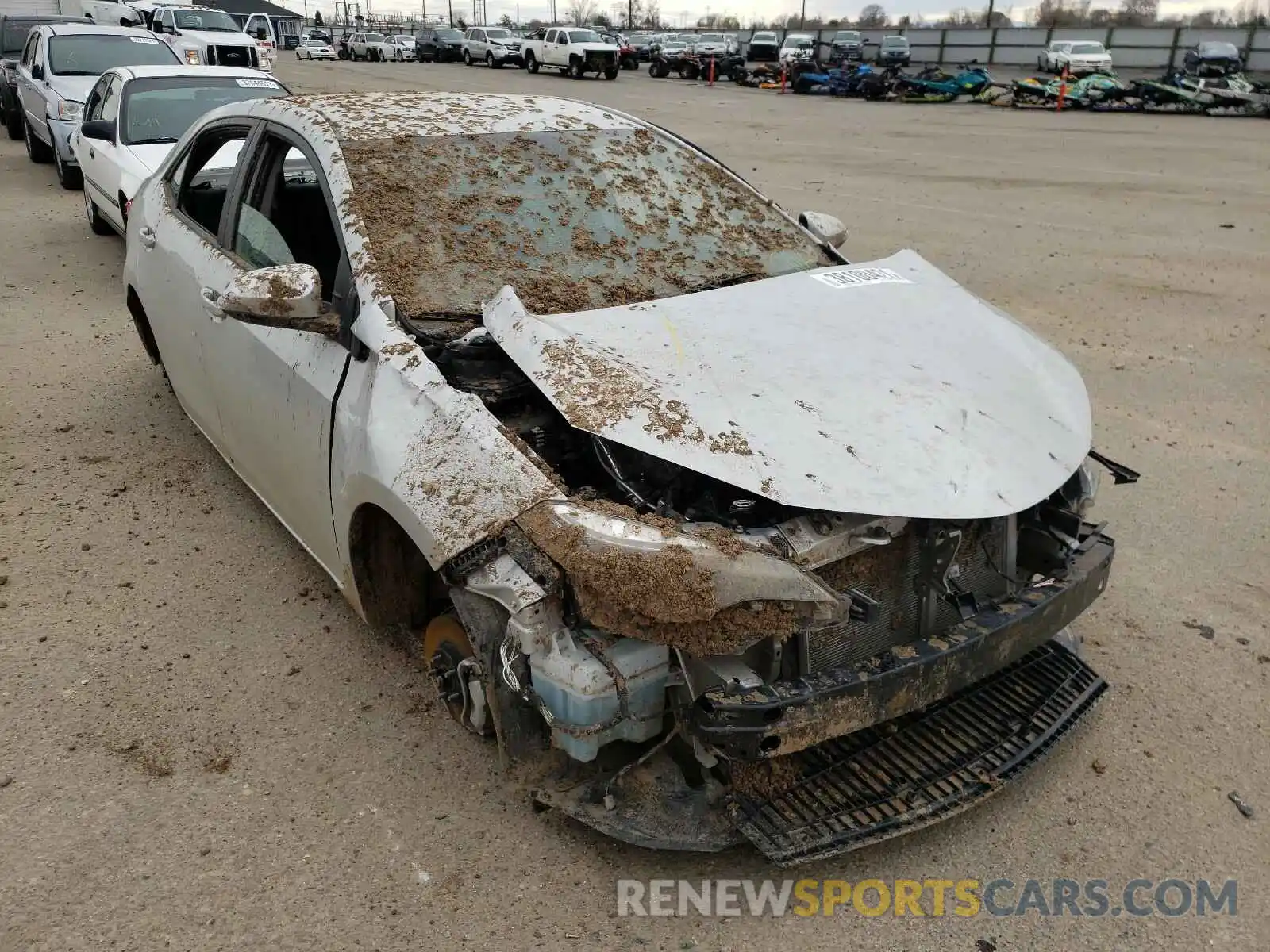 1 Photograph of a damaged car 5YFBURHE7KP938670 TOYOTA COROLLA 2019