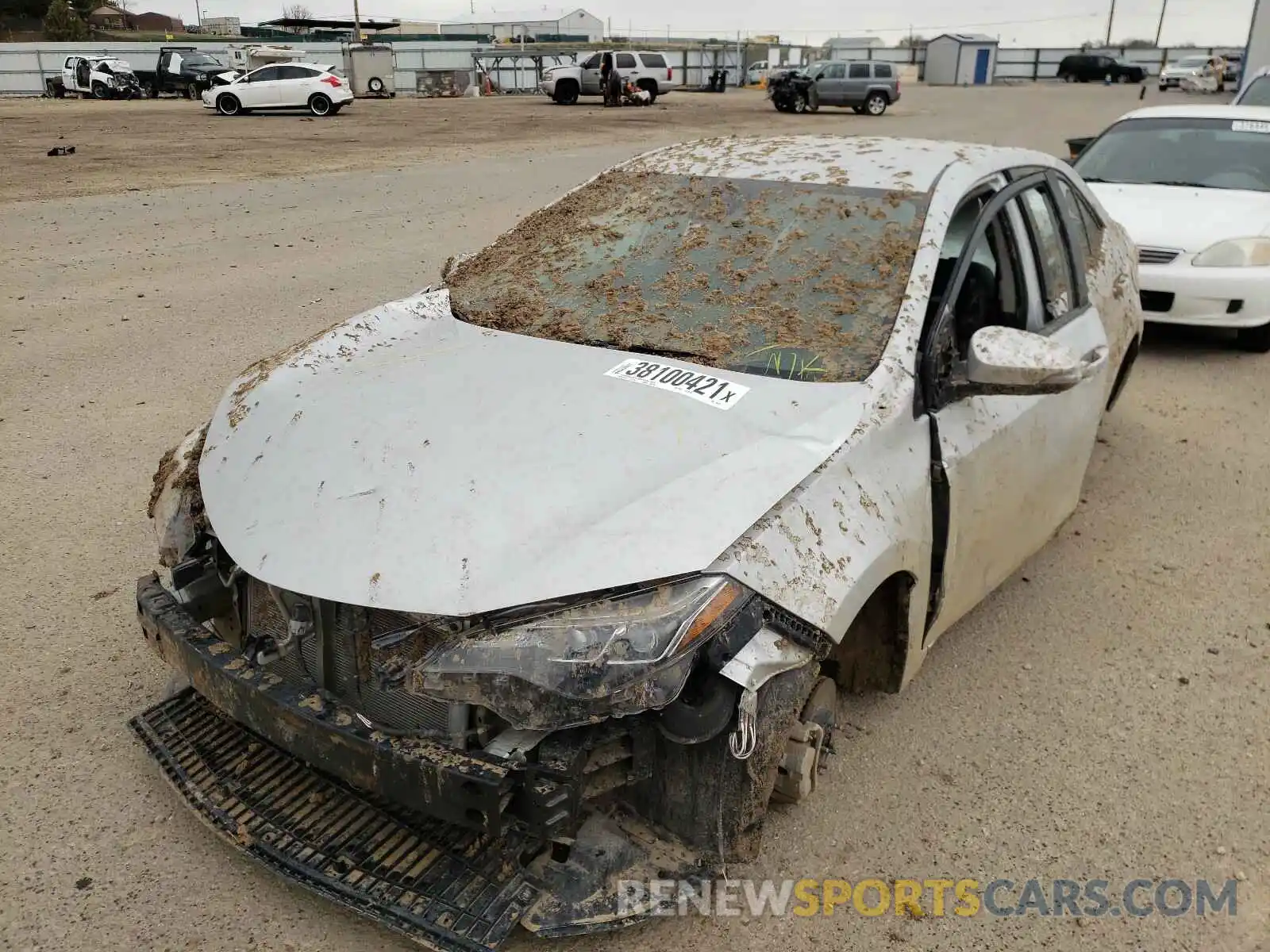 2 Photograph of a damaged car 5YFBURHE7KP938670 TOYOTA COROLLA 2019