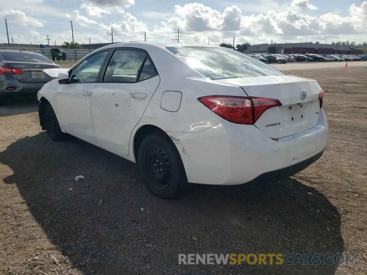 3 Photograph of a damaged car 5YFBURHE7KP938877 TOYOTA COROLLA 2019