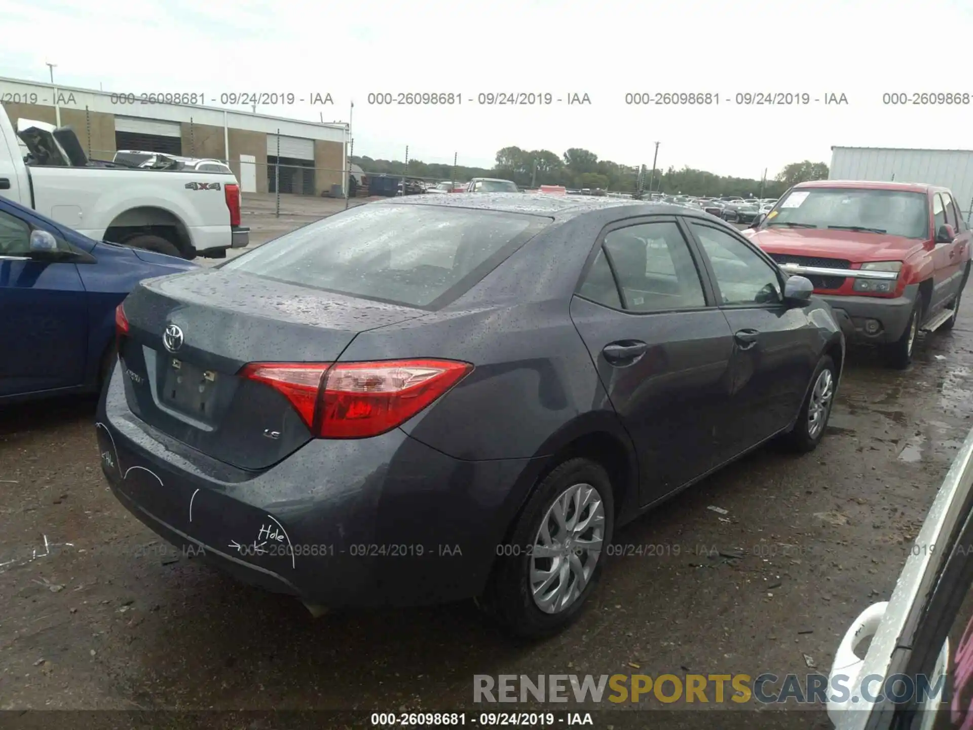 4 Photograph of a damaged car 5YFBURHE7KP939172 TOYOTA COROLLA 2019