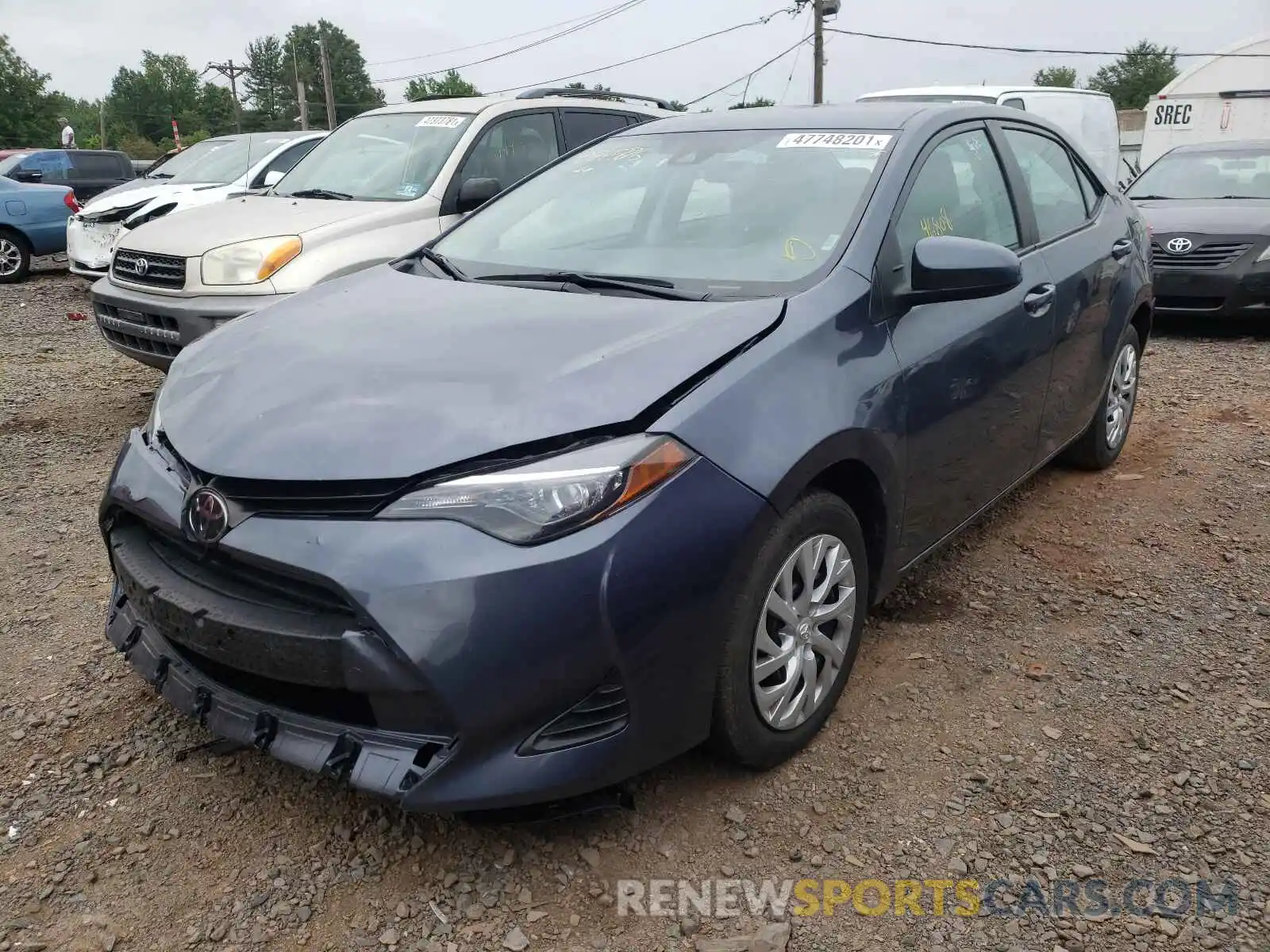 2 Photograph of a damaged car 5YFBURHE7KP939222 TOYOTA COROLLA 2019