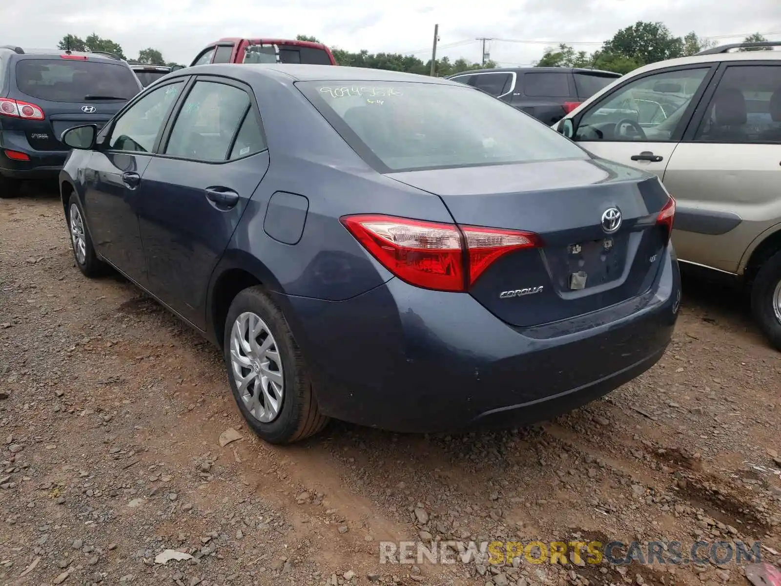 3 Photograph of a damaged car 5YFBURHE7KP939222 TOYOTA COROLLA 2019