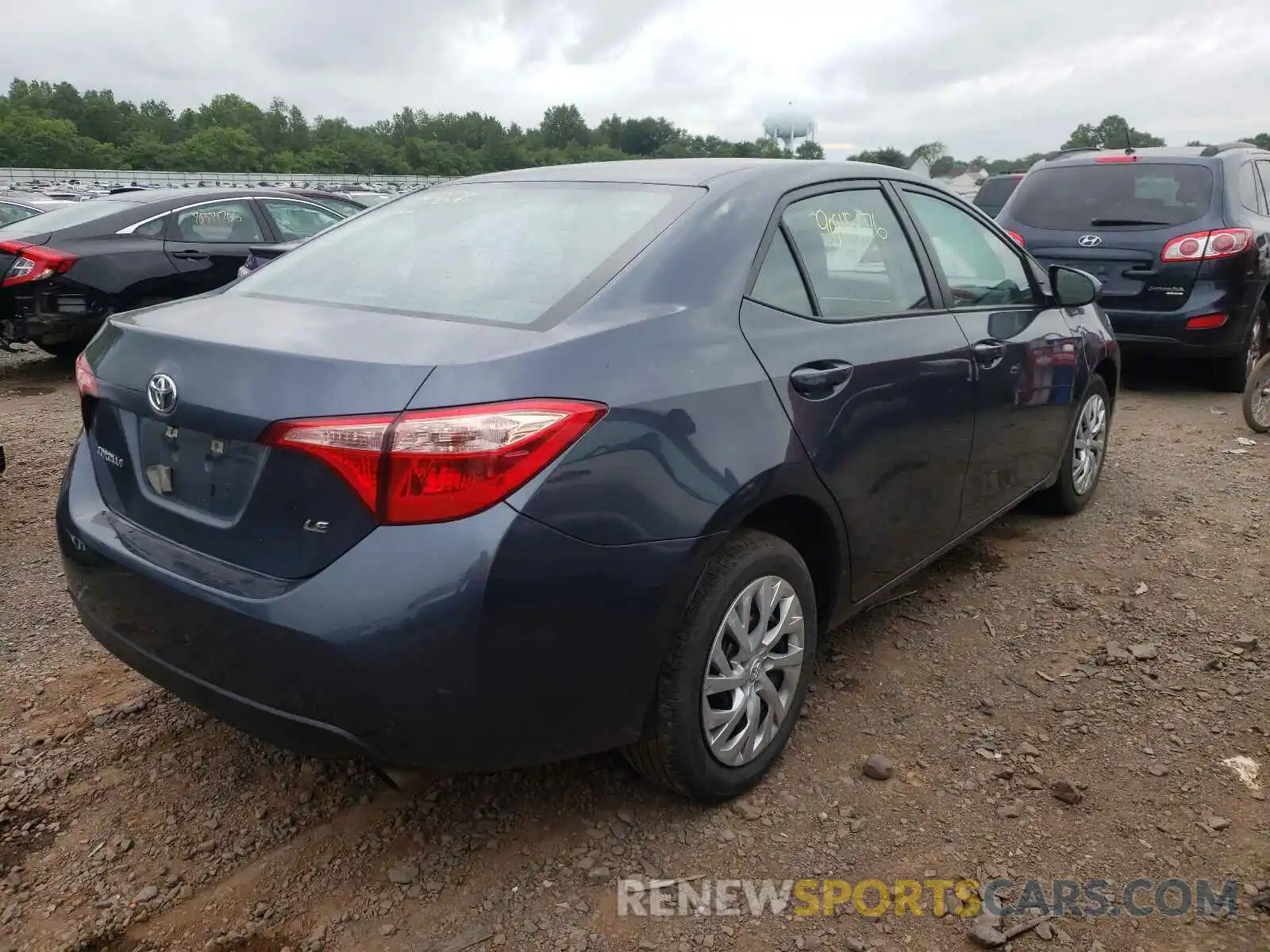 4 Photograph of a damaged car 5YFBURHE7KP939222 TOYOTA COROLLA 2019