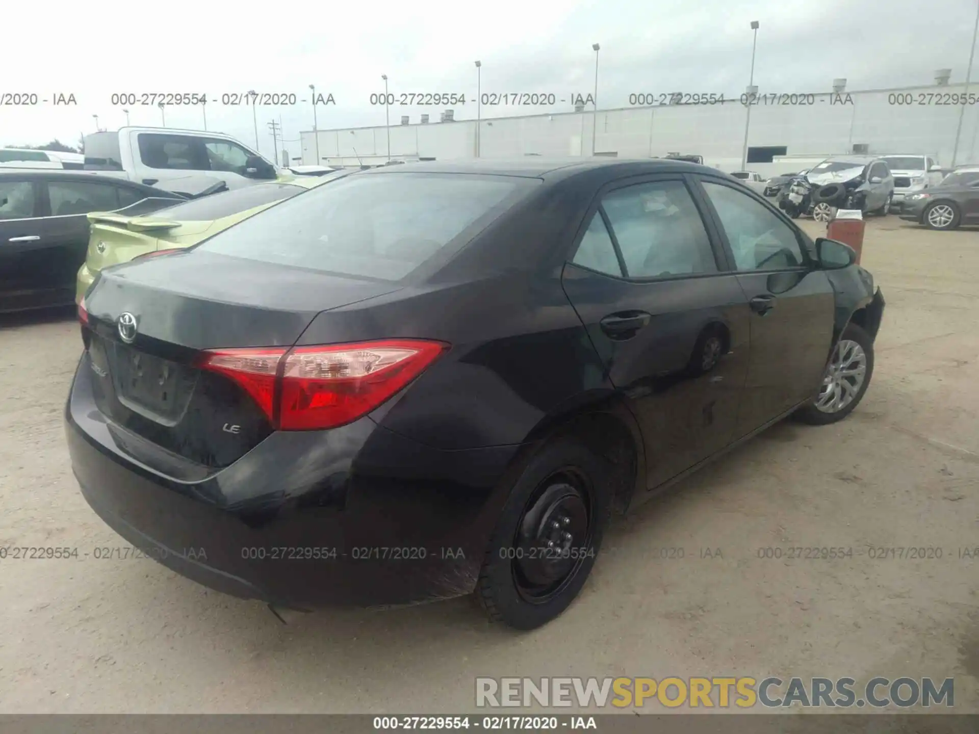 4 Photograph of a damaged car 5YFBURHE7KP939429 TOYOTA COROLLA 2019