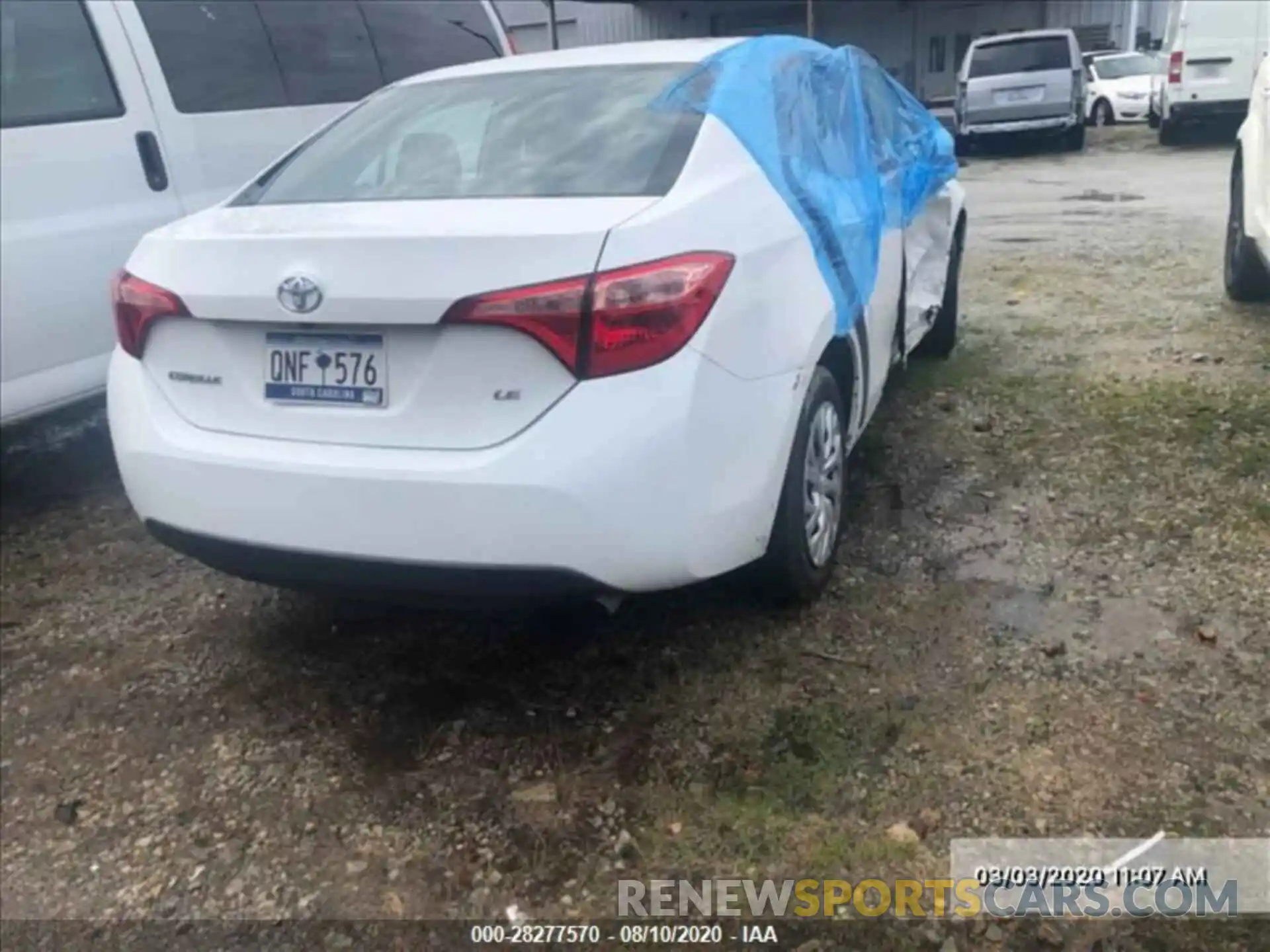 4 Photograph of a damaged car 5YFBURHE7KP939446 TOYOTA COROLLA 2019