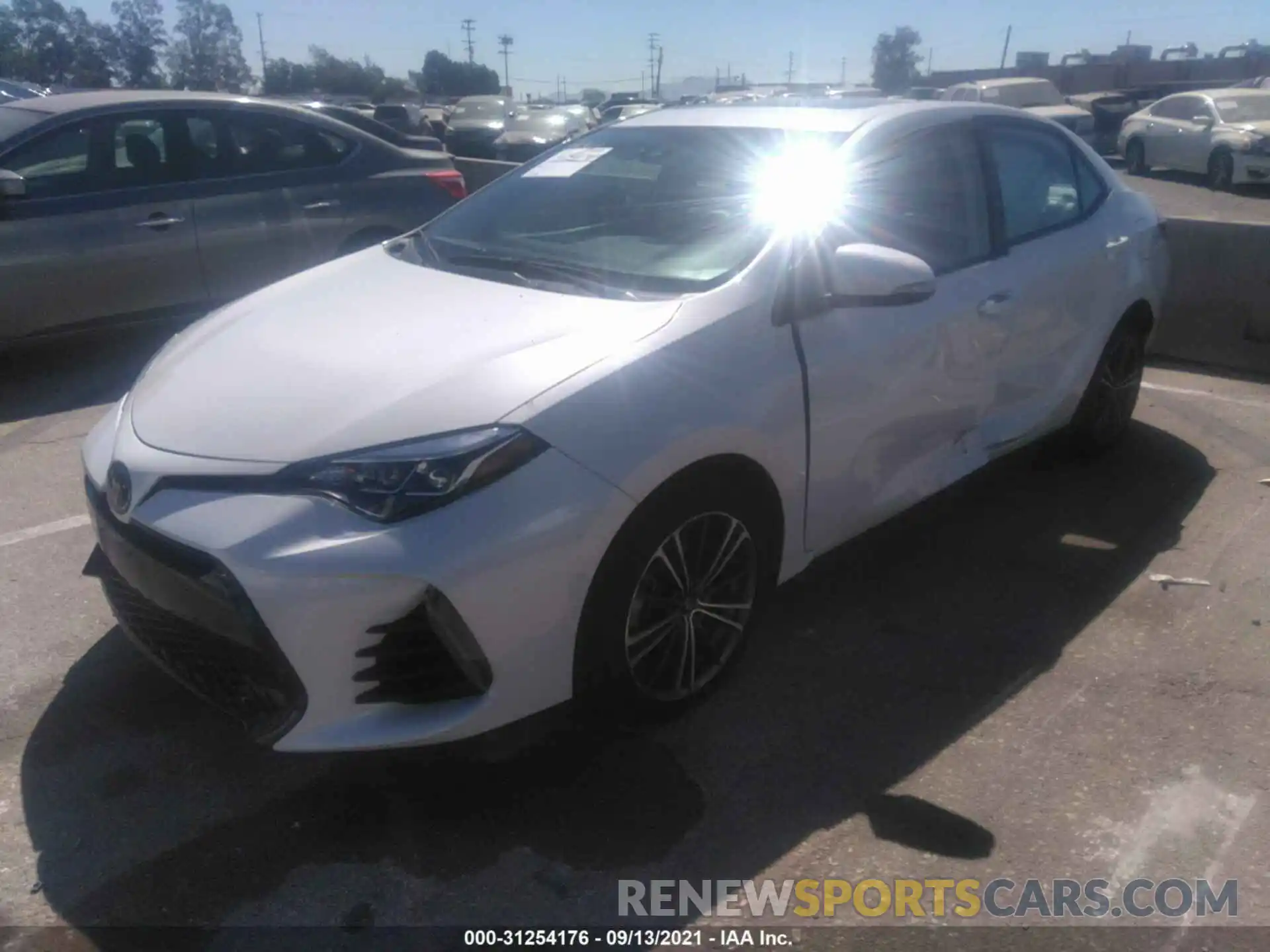 2 Photograph of a damaged car 5YFBURHE7KP939513 TOYOTA COROLLA 2019