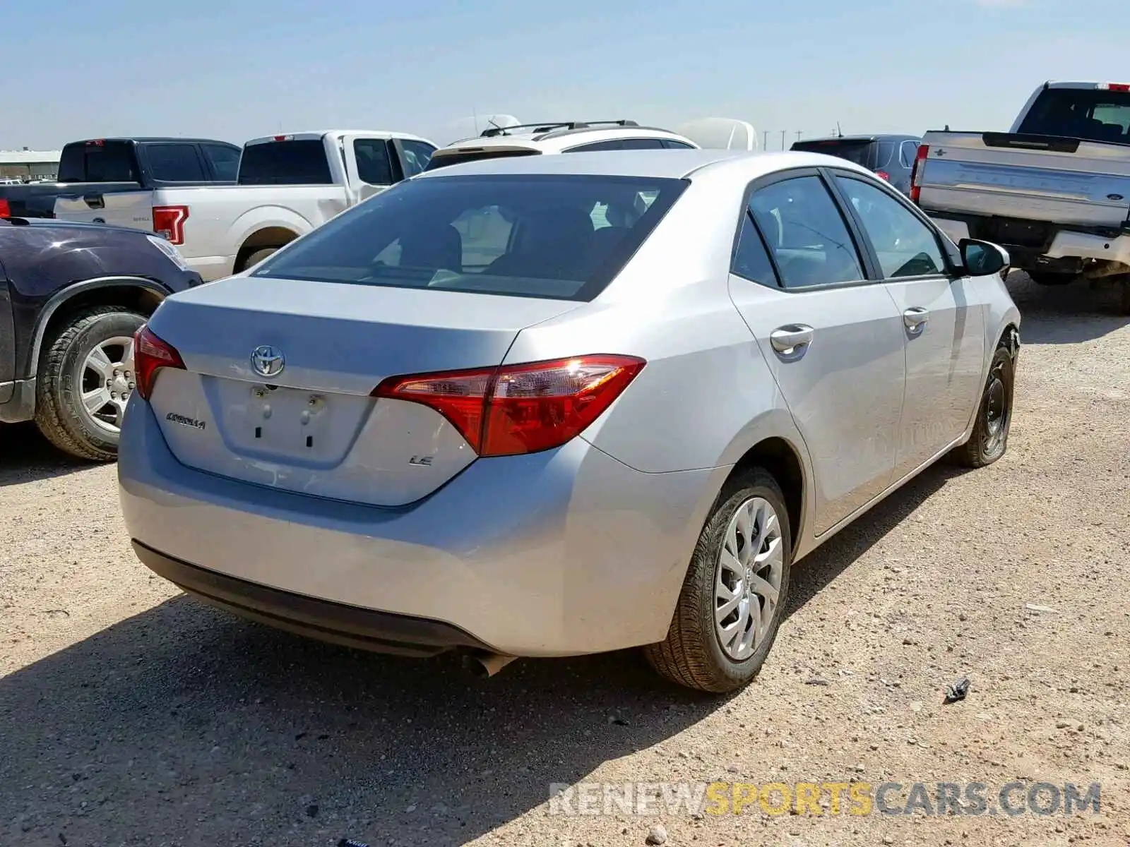 4 Photograph of a damaged car 5YFBURHE7KP939771 TOYOTA COROLLA 2019