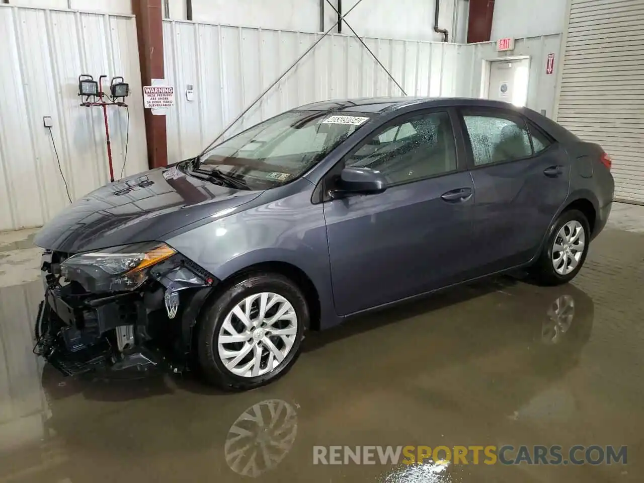 1 Photograph of a damaged car 5YFBURHE7KP940256 TOYOTA COROLLA 2019