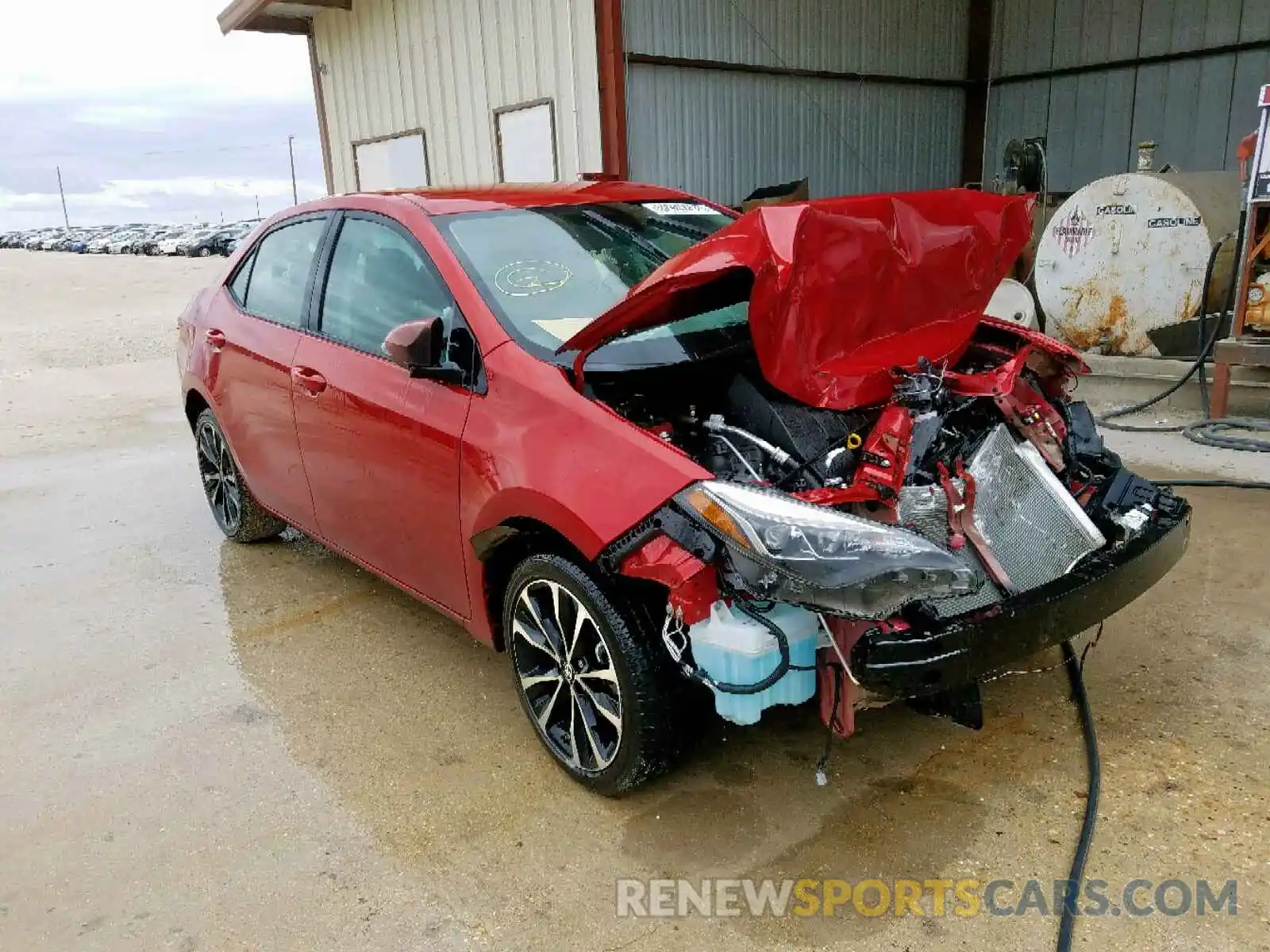 1 Photograph of a damaged car 5YFBURHE7KP940516 TOYOTA COROLLA 2019