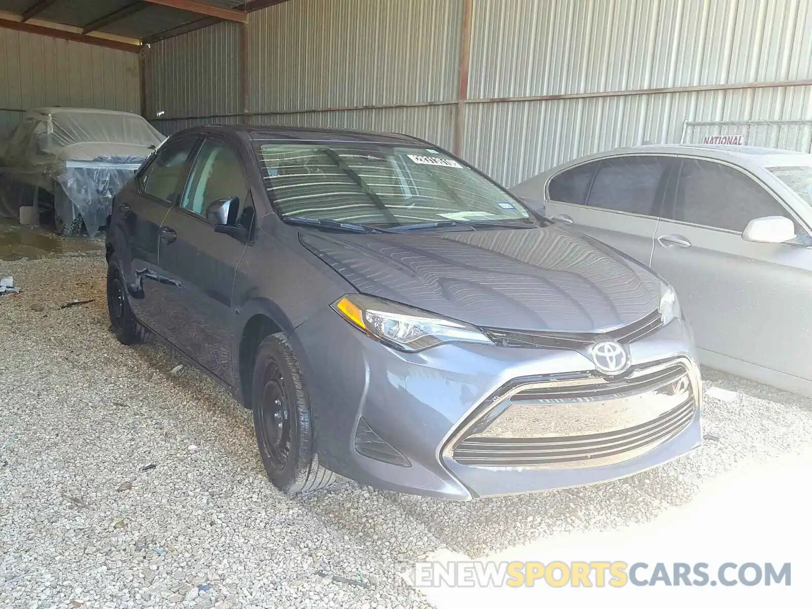 1 Photograph of a damaged car 5YFBURHE7KP940645 TOYOTA COROLLA 2019