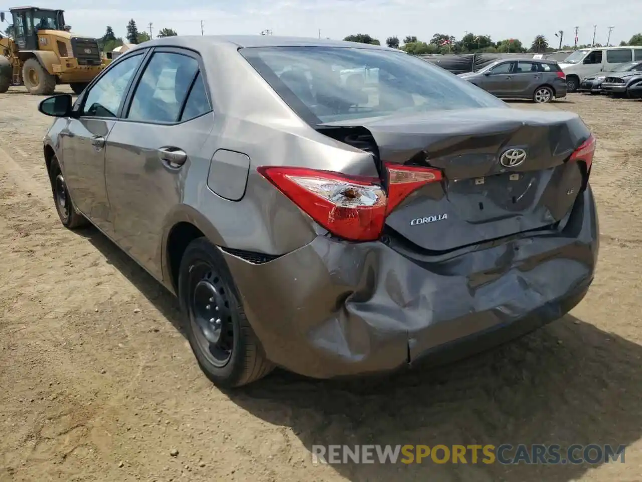 3 Photograph of a damaged car 5YFBURHE7KP941343 TOYOTA COROLLA 2019