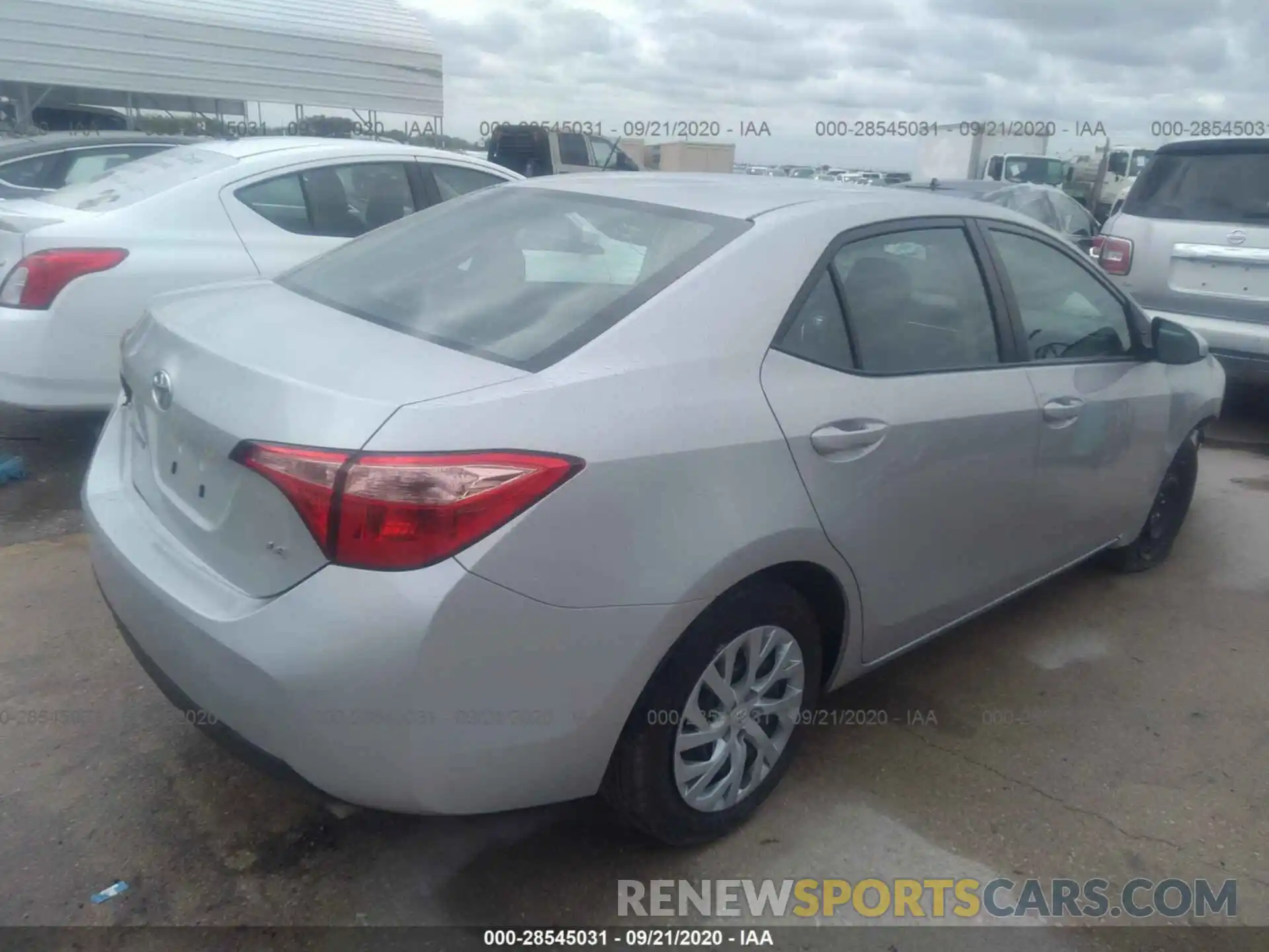 4 Photograph of a damaged car 5YFBURHE7KP941374 TOYOTA COROLLA 2019