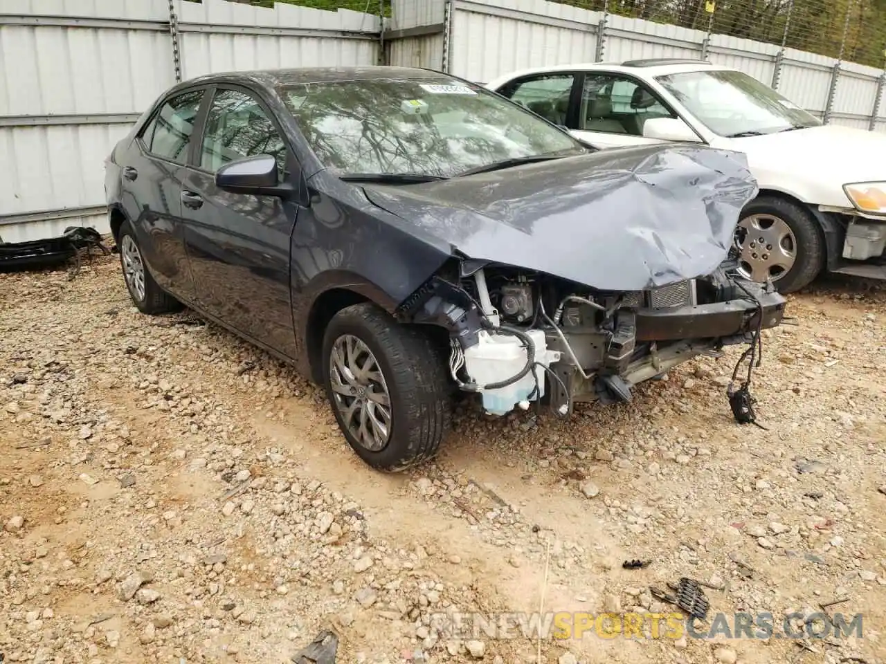 1 Photograph of a damaged car 5YFBURHE7KP941665 TOYOTA COROLLA 2019